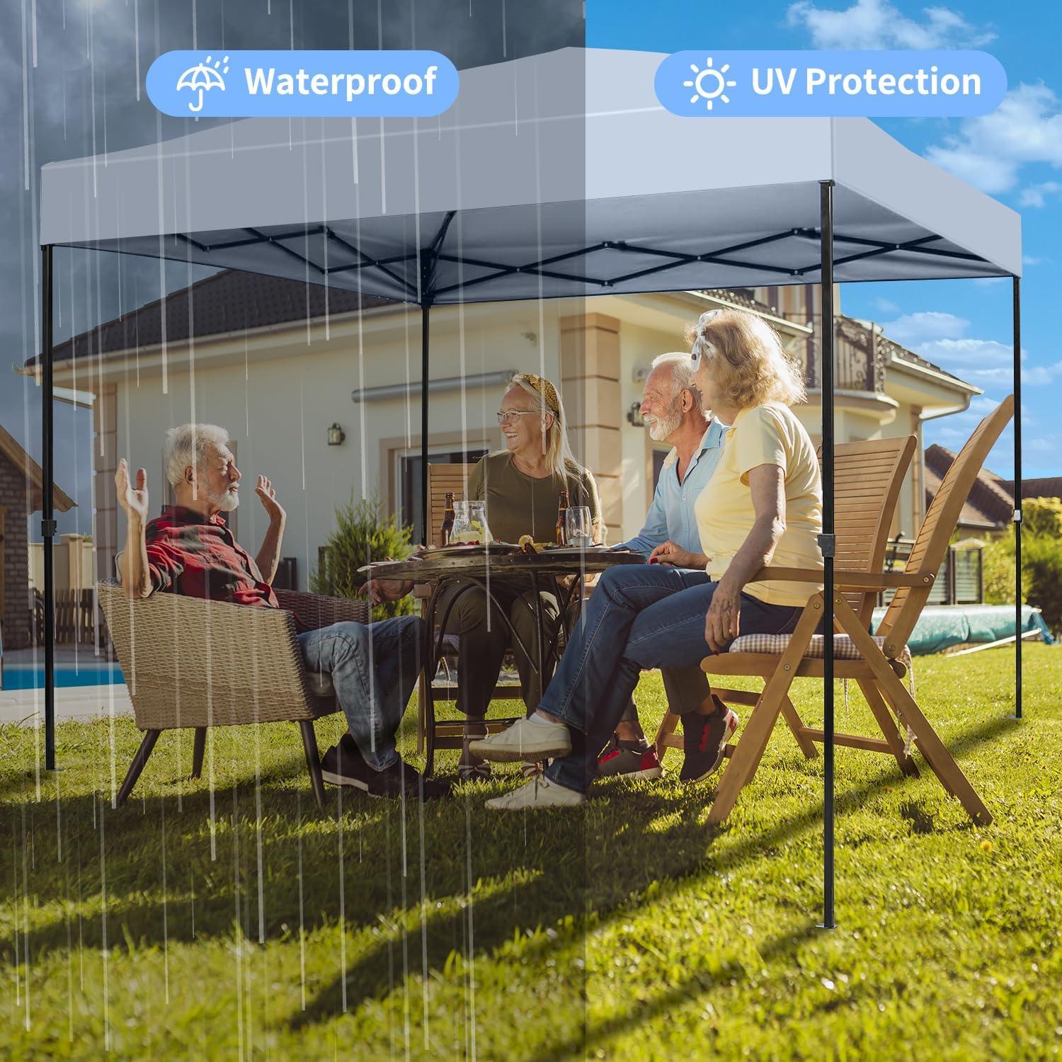 Cubierta de Reemplazo para Carpa 10x10 JOSIVIKY Gris Impermeable