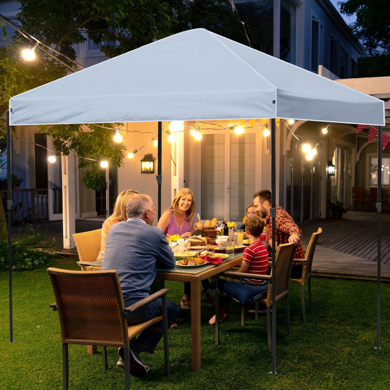 Cubierta de Reemplazo para Carpa 10x10 JOSIVIKY Gris Impermeable