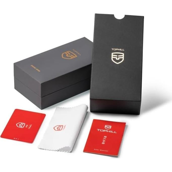 Reloj mecánico cronógrafo TOPHILL 1963 40mm piloto hombre