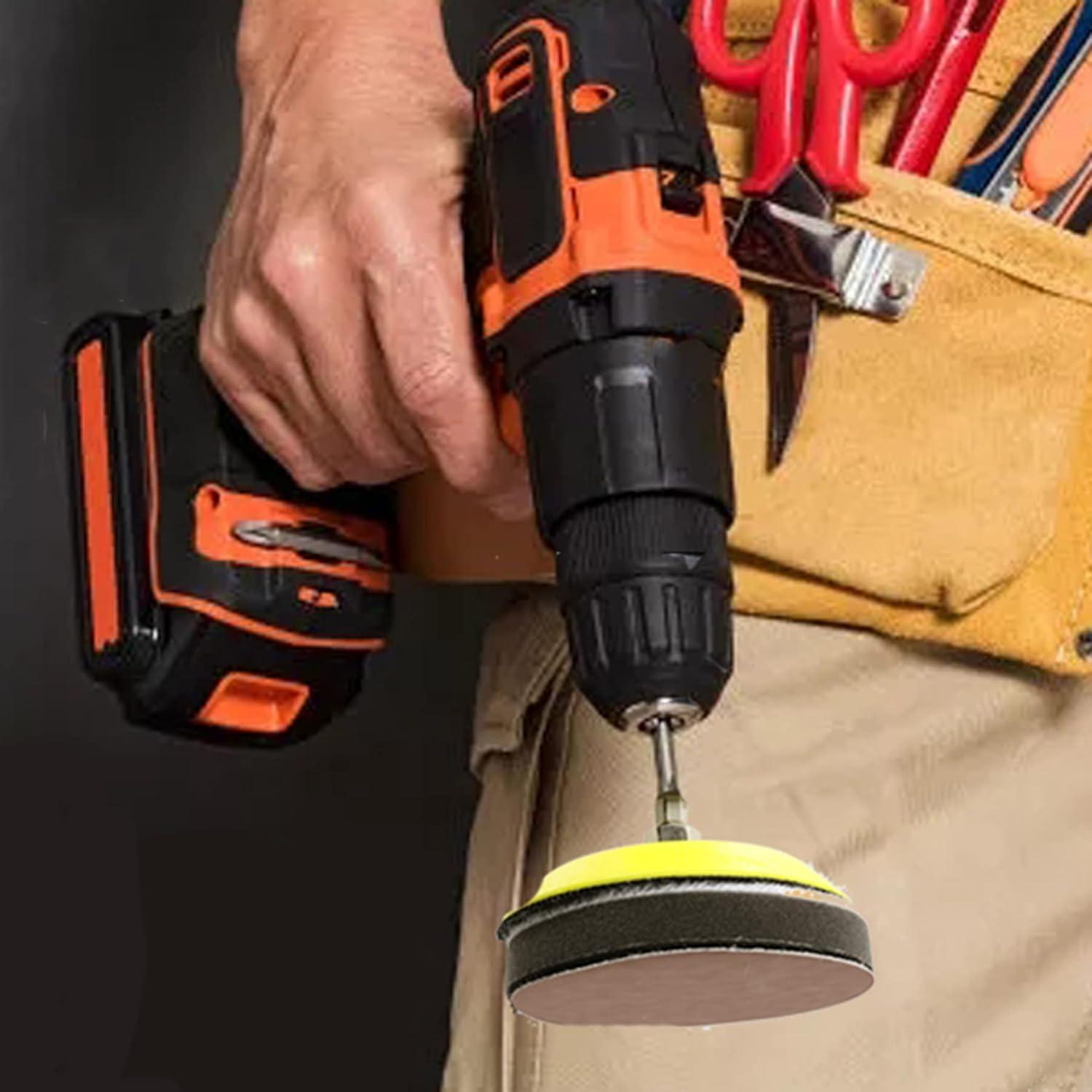 127 Discos de Lija 3" CKFCXC Grano 40-7000 con Bloque de Lijado