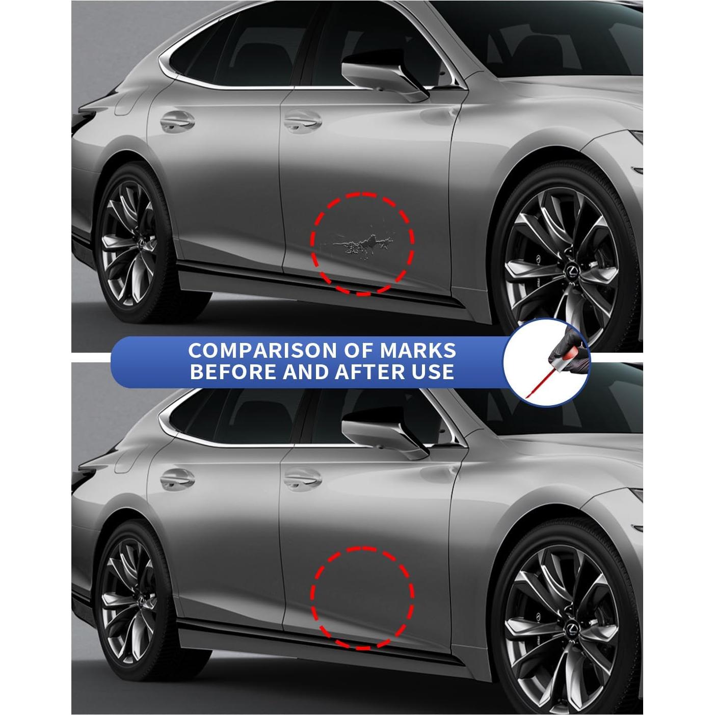 Kit de Reparación de Pintura Metálica Plata Atómica PARTS4EV 12.14ml