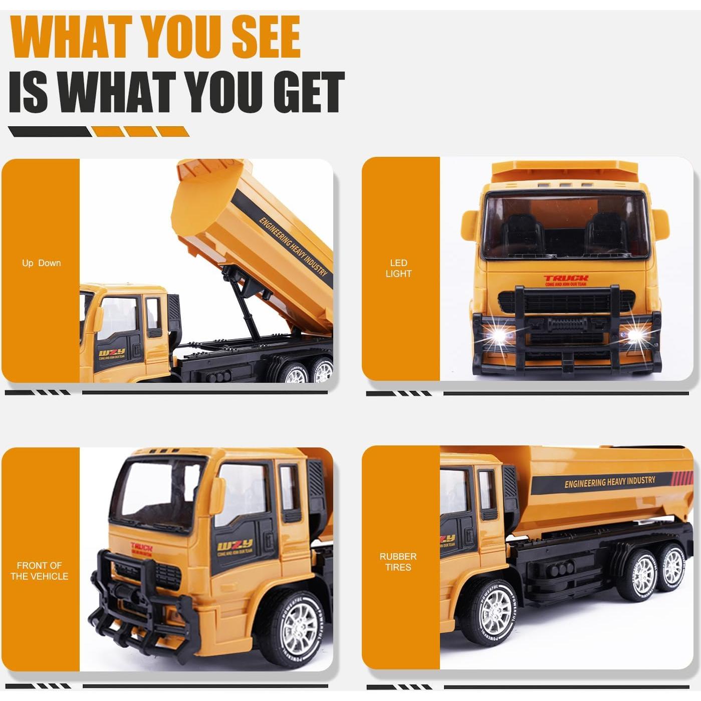 Camión Volquete Control Remoto Jiakora 30.99cm 2 Baterías