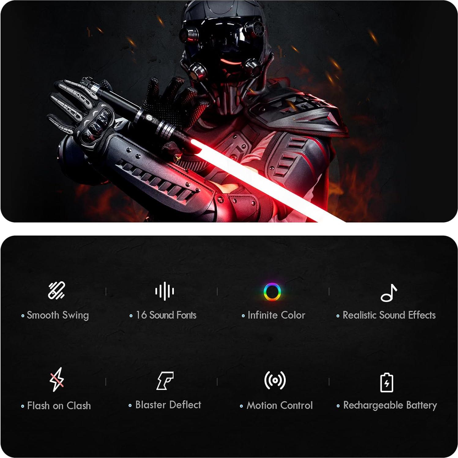 Sable de Luz DAMIENSABER RGB 3.0 91.44 cm Recargable