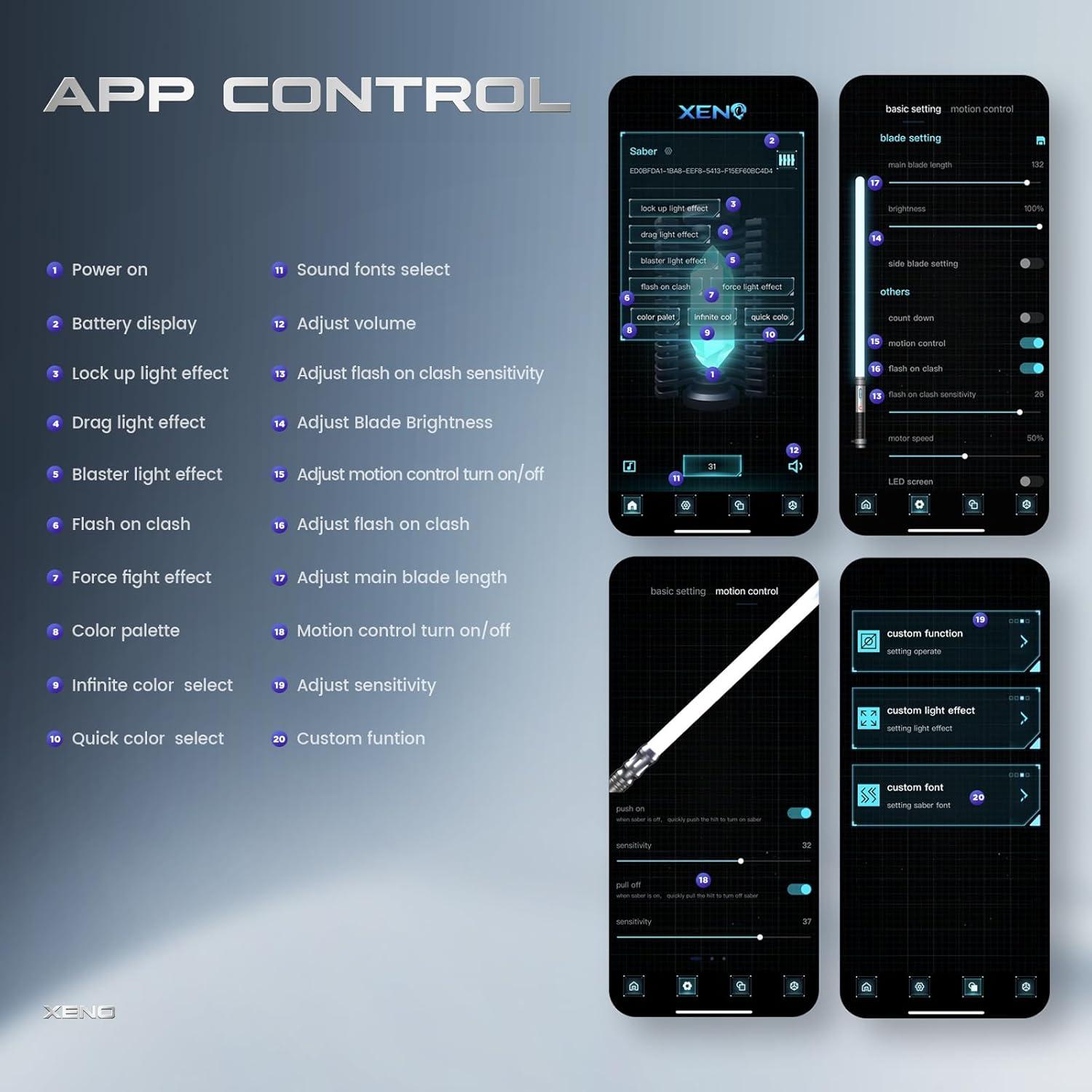 Sable de Luz DAMIENSABER RGB 3.0 91.44 cm Recargable
