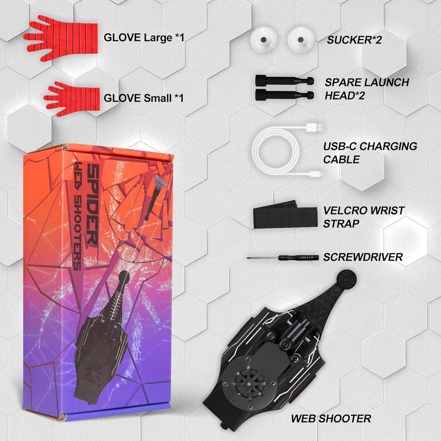 Lanzador de Telarañas Preympia 2.44m para Niños - Juguete