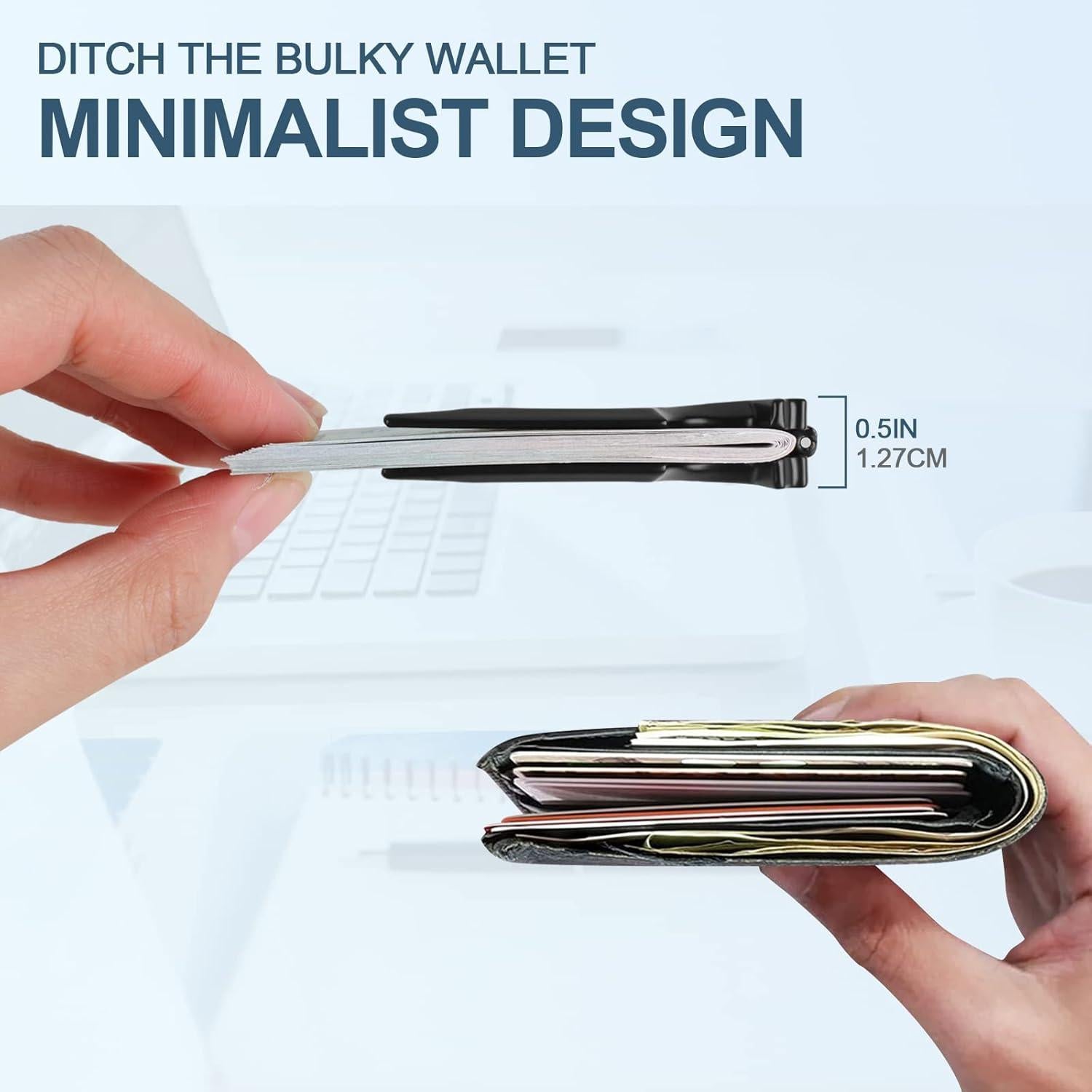 Clip de Dinero Minimalista Phinus Batman Acero Inoxidable