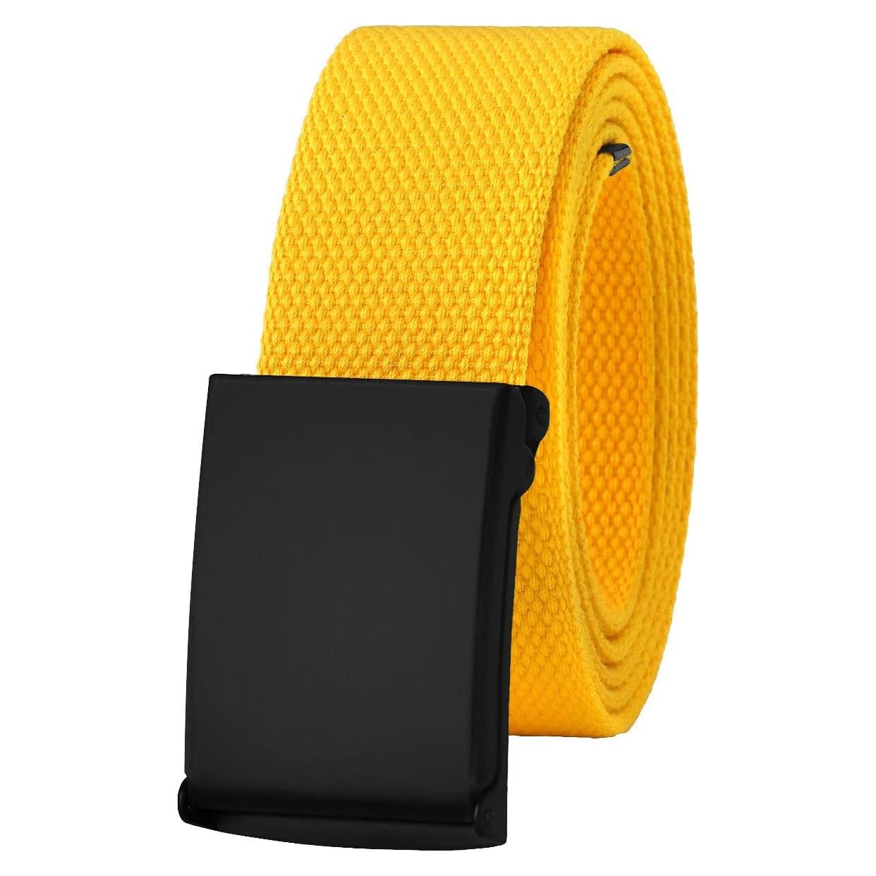 Cinturón de Lona Falari Ajustable para Golf con Hebilla Flip Top