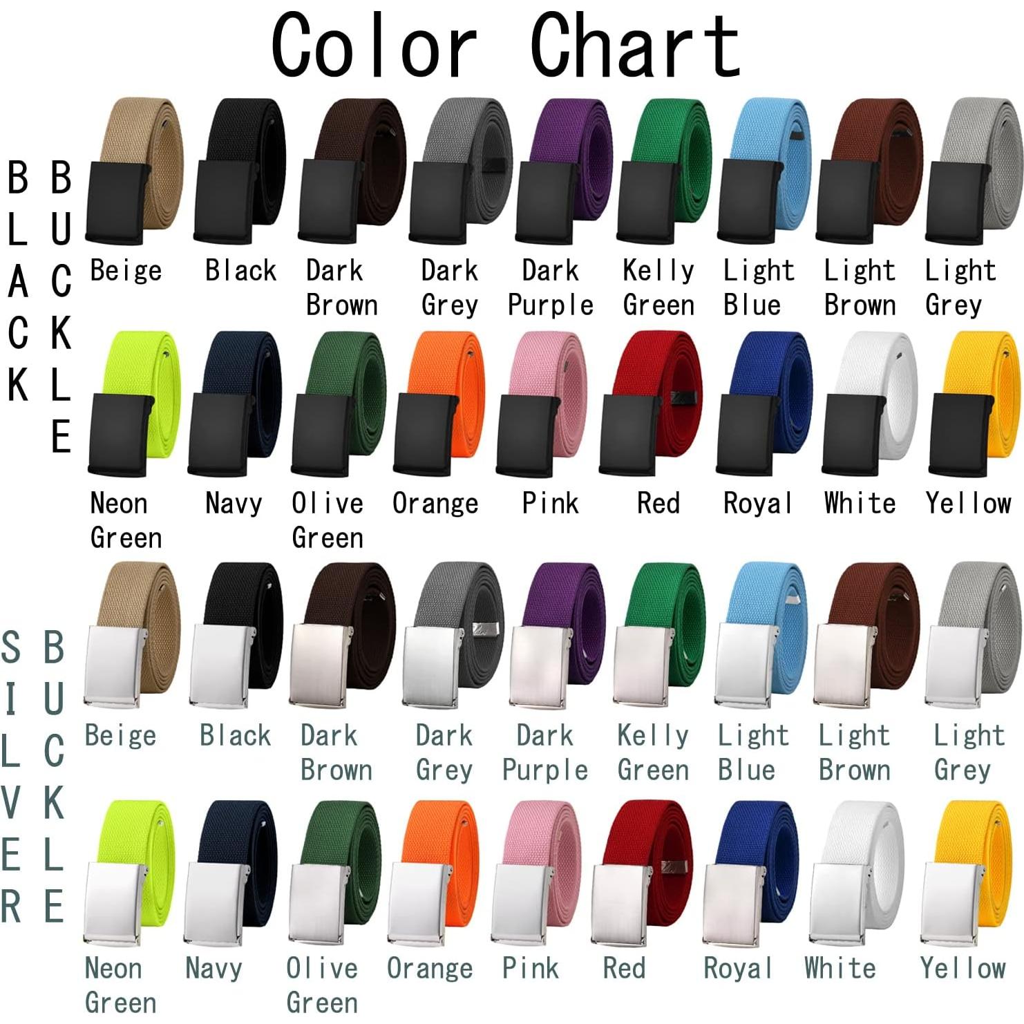 Cinturón de Lona Falari Ajustable para Golf con Hebilla Flip Top