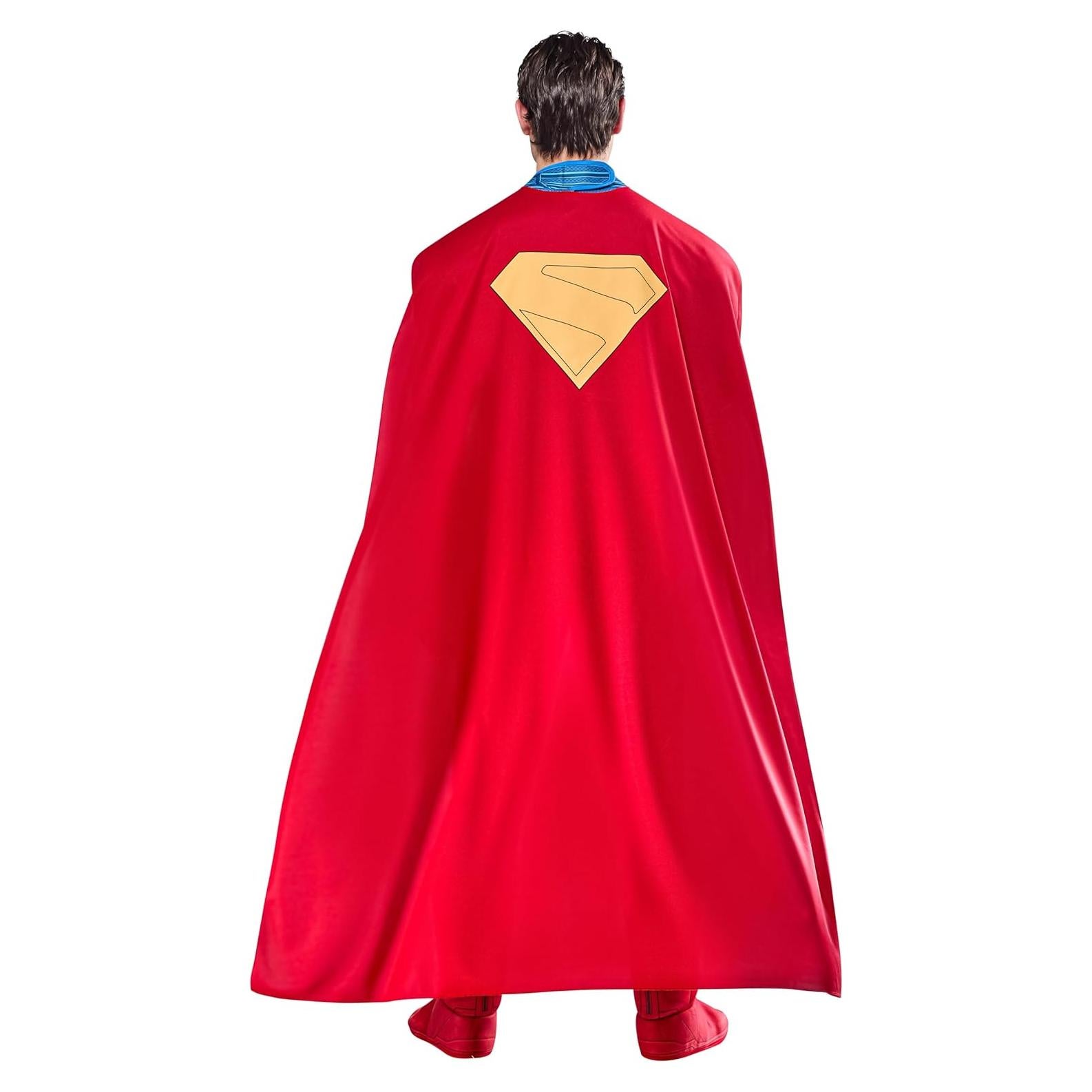 Capa Deluxe Superman Rubies para Adultos - Talla Única Roja