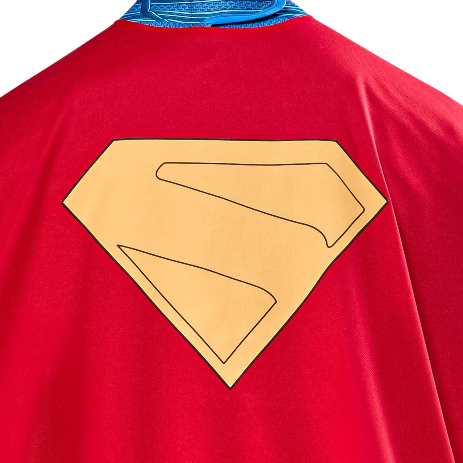 Capa Deluxe Superman Rubies para Adultos - Talla Única Roja