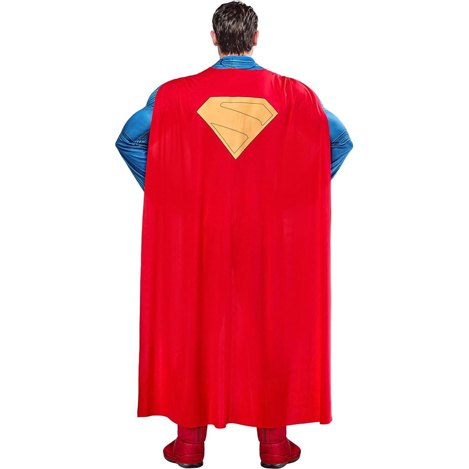 Disfraz Deluxe Superman Hombre Rubies Mediano con Capa y Zapatos