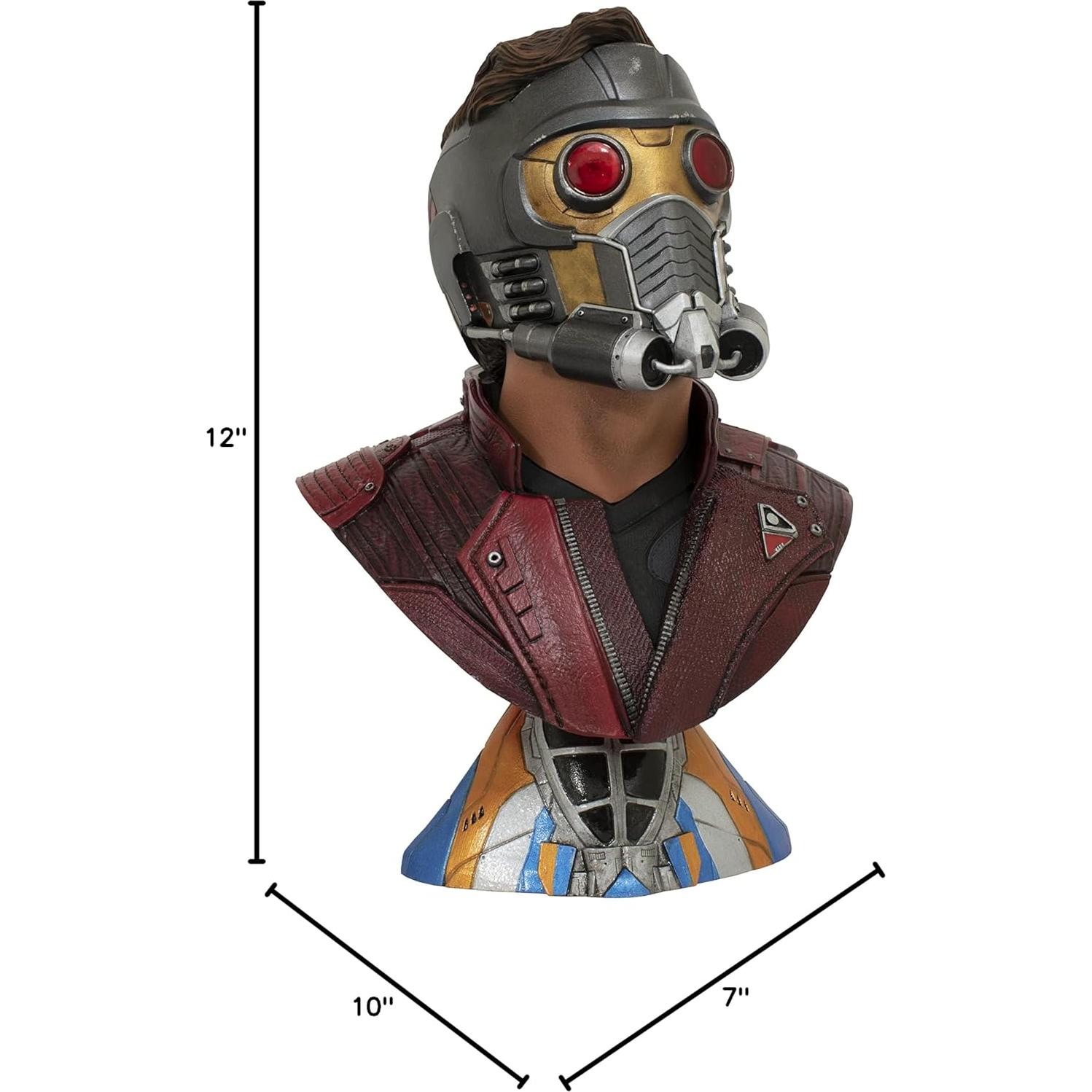 Busto Star-Lord 3D Diamond Select Toys 25.4 cm Edición Limitada