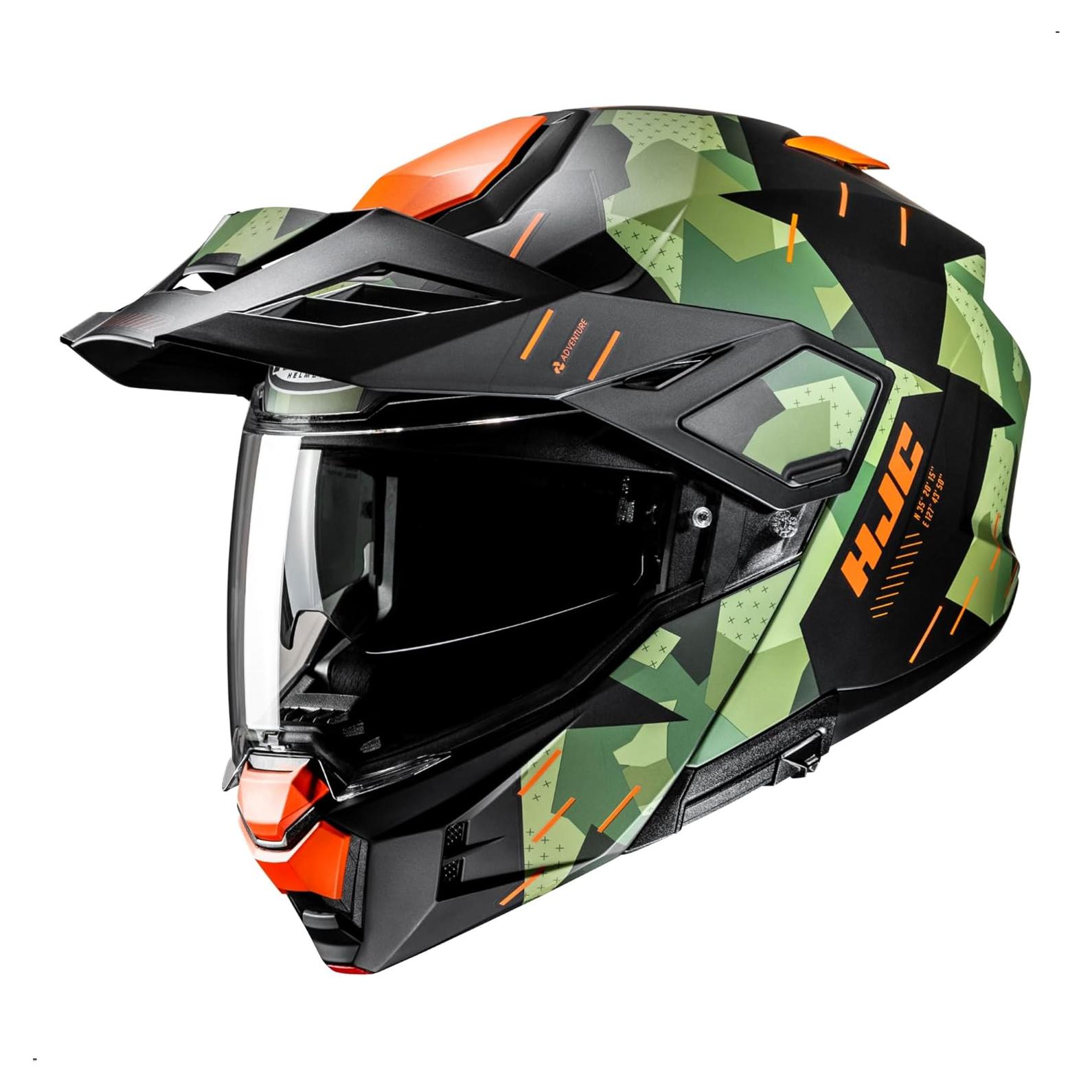 Casco de Motocicleta HJC i80 Roki X-Grande con Visera Pinlock