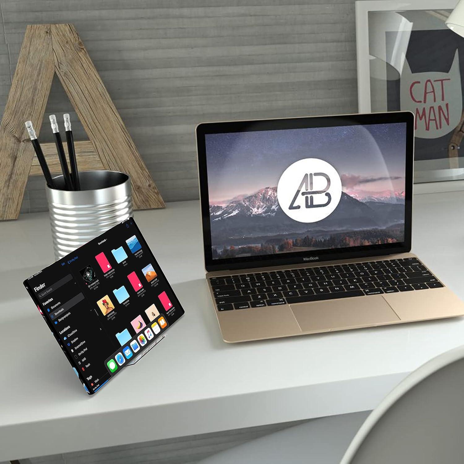 Soporte de Libro Acrílico Boloyo 4PC Transparente 19x11x12cm