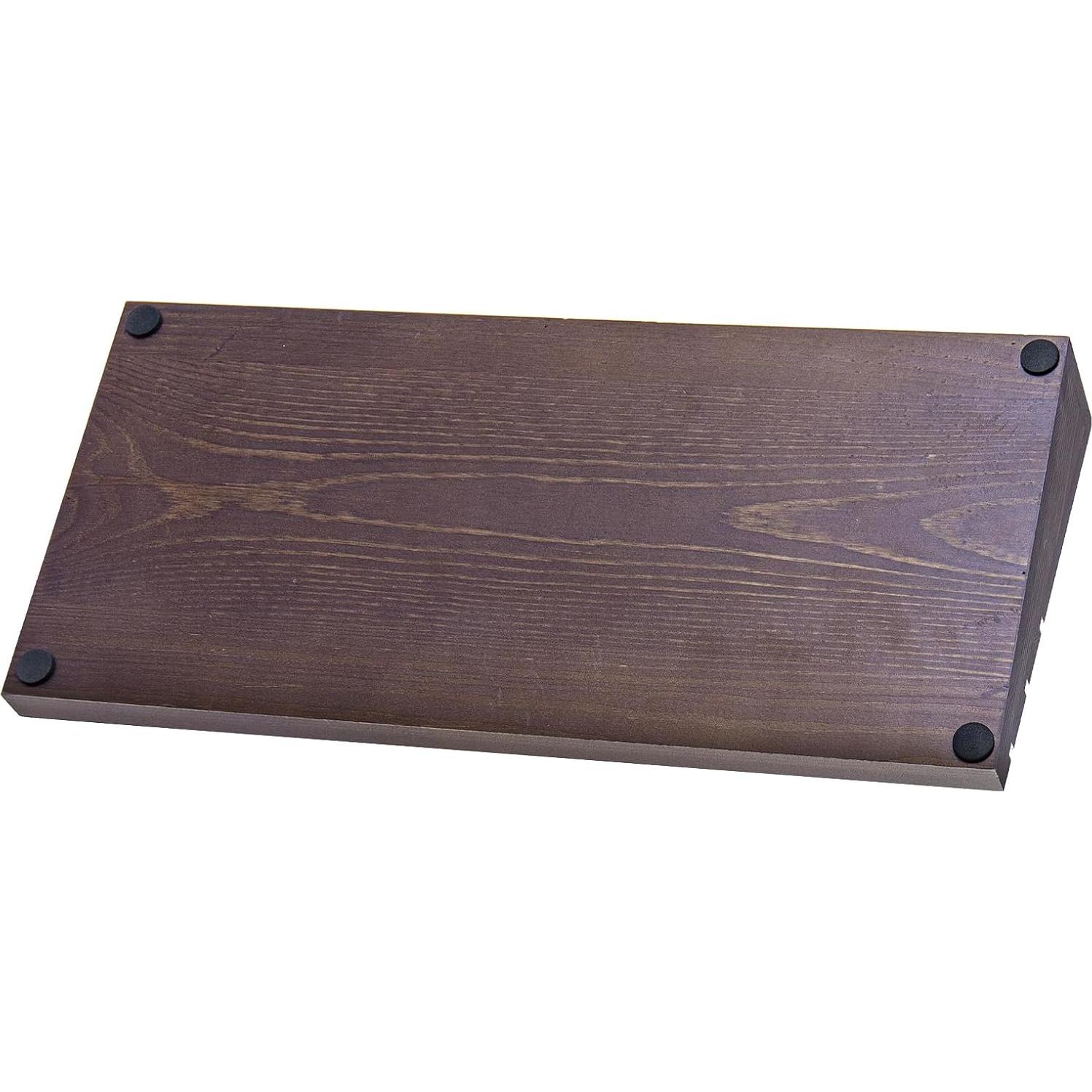 Soporte de Exhibición para Monedas de Desafío Militar MyGift - Madera Sólida con Diseño de Bandera EE. UU.