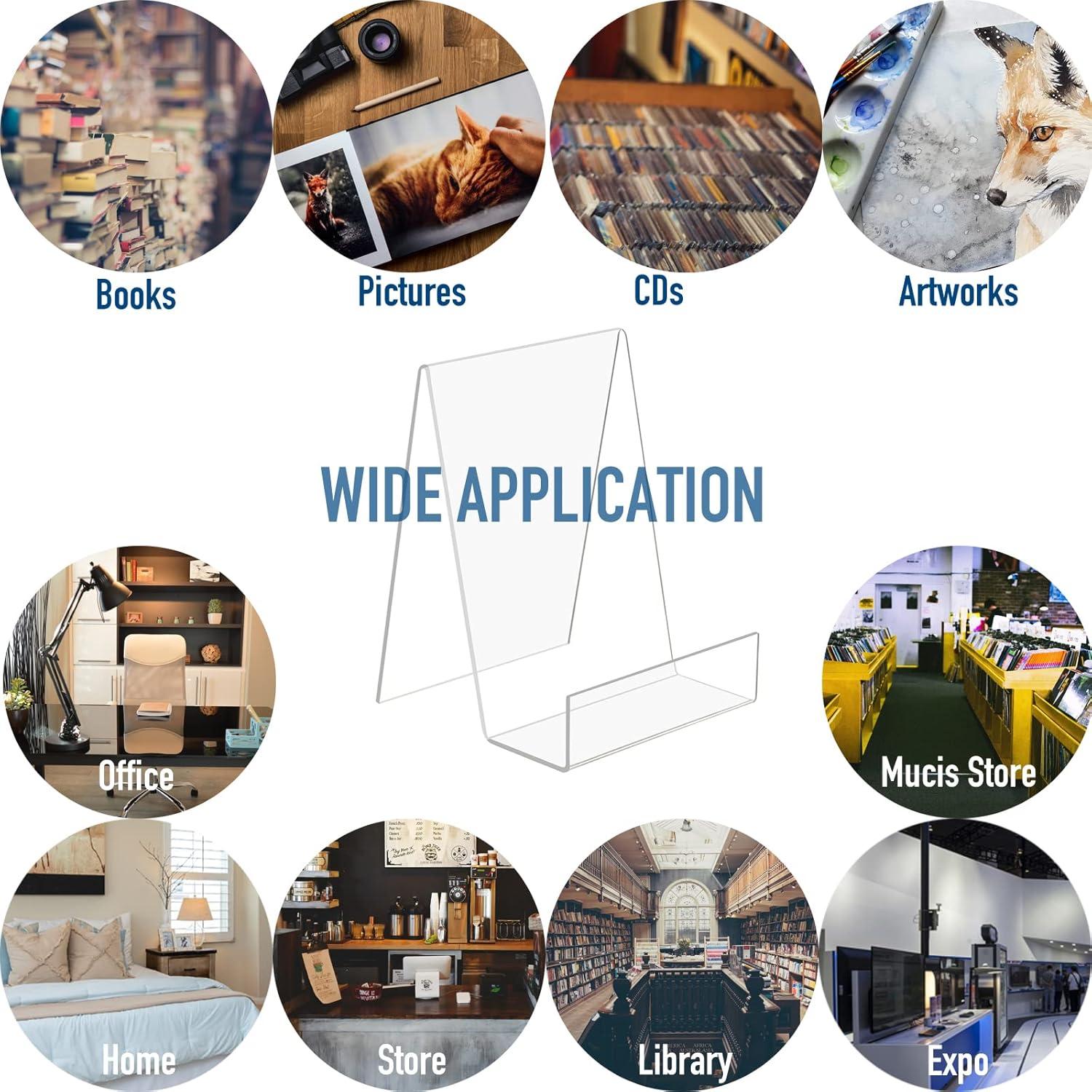 Soporte de Libro Acrílico Transparente DECORANY 10x14.73cm