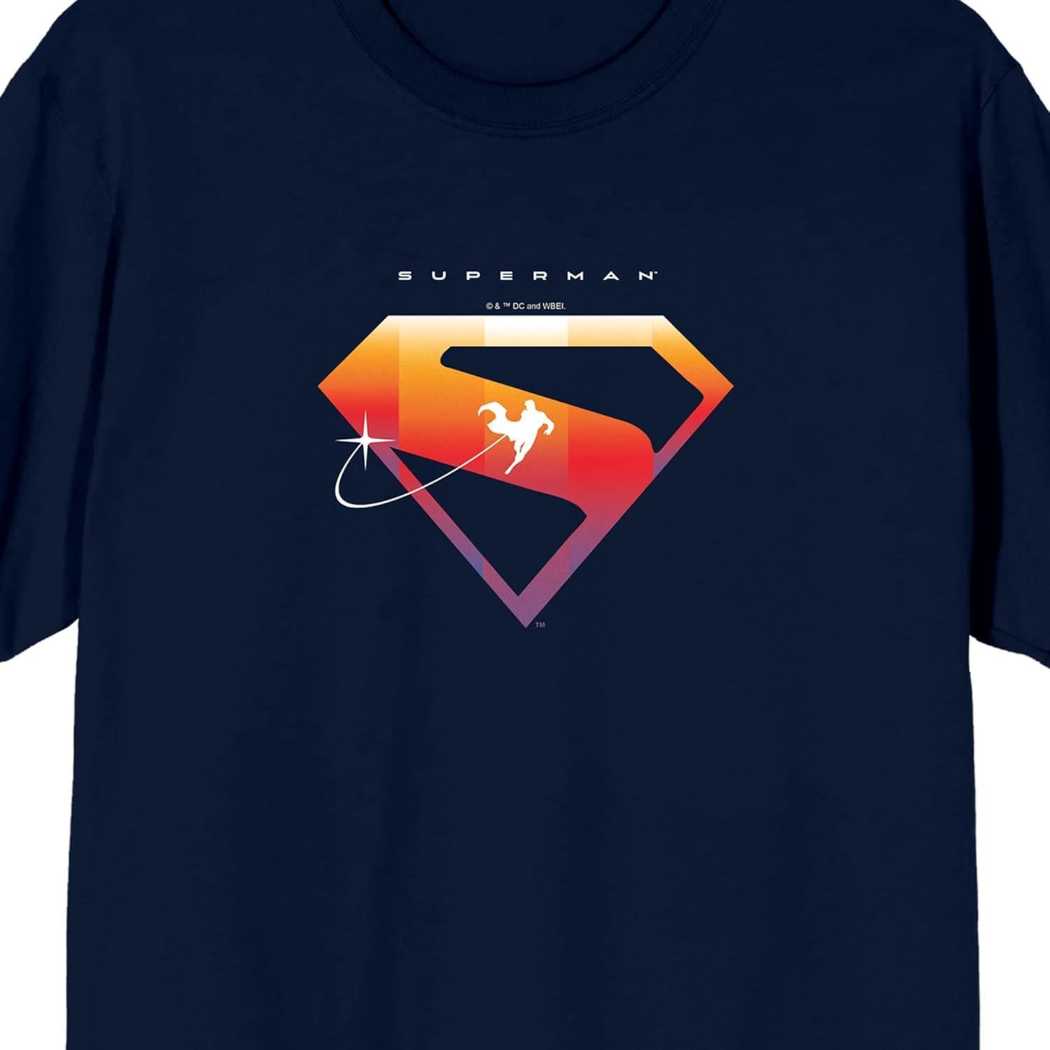 Camiseta Superman 2025 Cuello Redondo Manga Corta Adulto