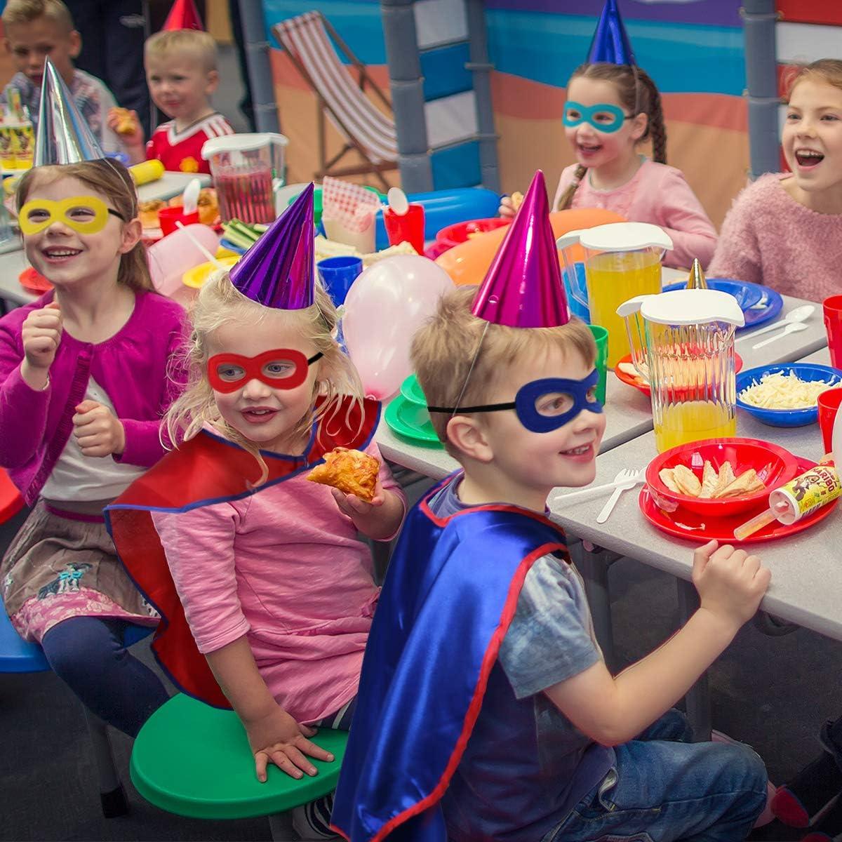 Conjunto de Capas y Máscaras de Superhéroe D.Q.Z 16 Piezas