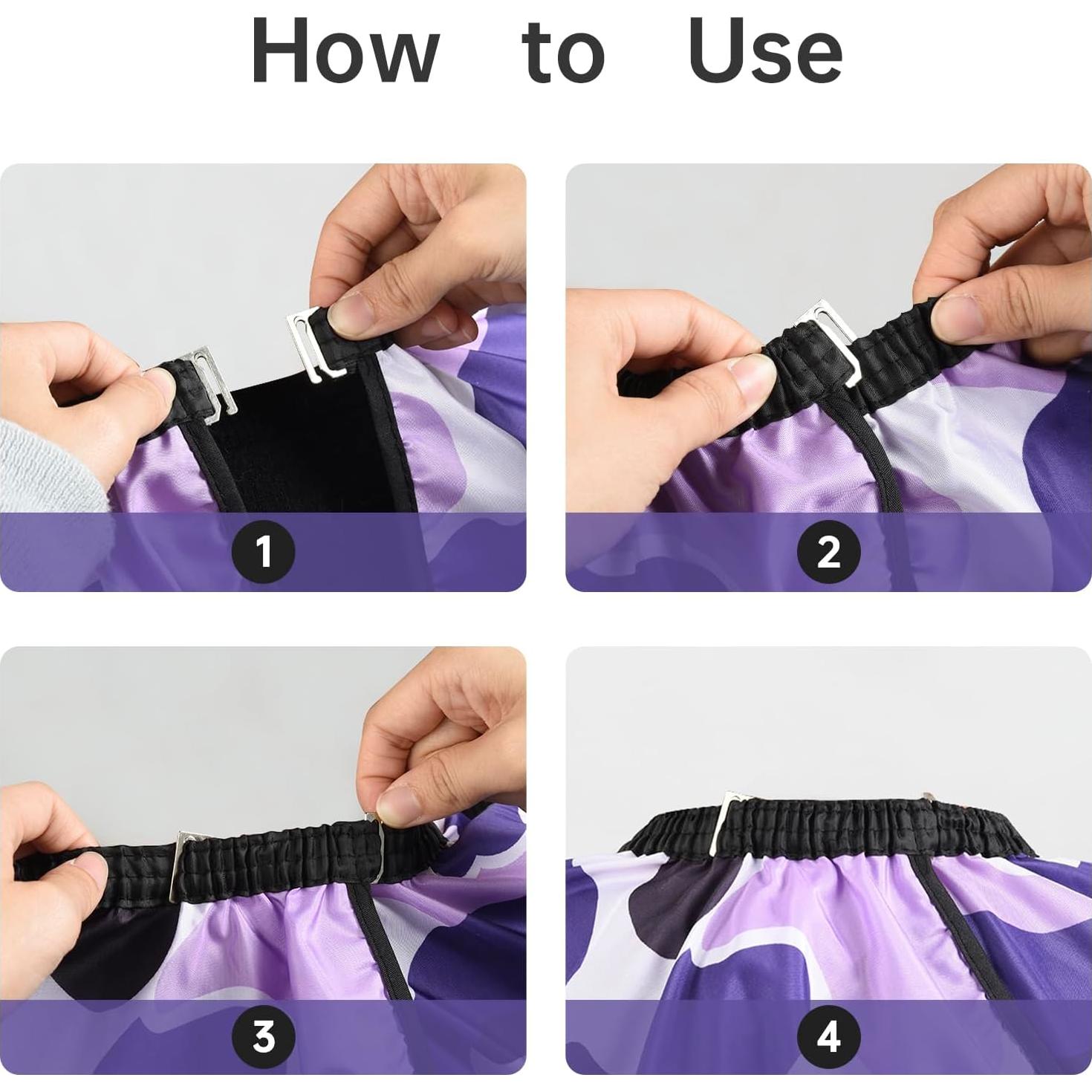 Capa de Corte de Cabello Profesional Nylon Impermeable 160x142 cm