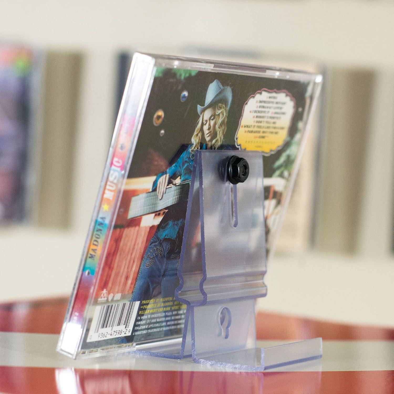 Soporte para CD CollectorMount Paquete de 3 Ajustable Transparente