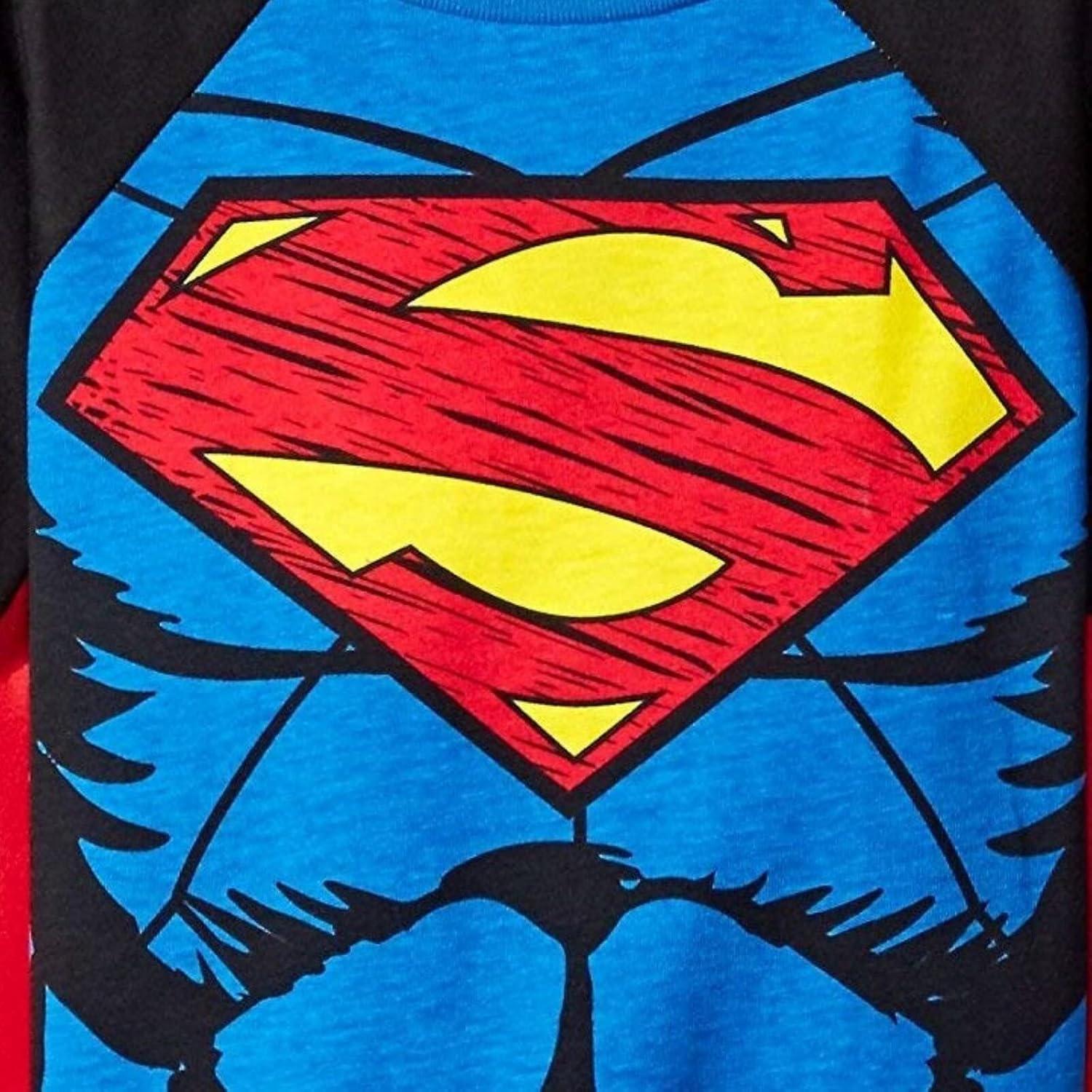Camiseta y Capa DC Comics Liga de la Justicia para Niños
