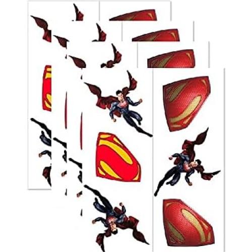 Suministros de Fiesta Superman - Paquete 16 Platos, Vasos y Más