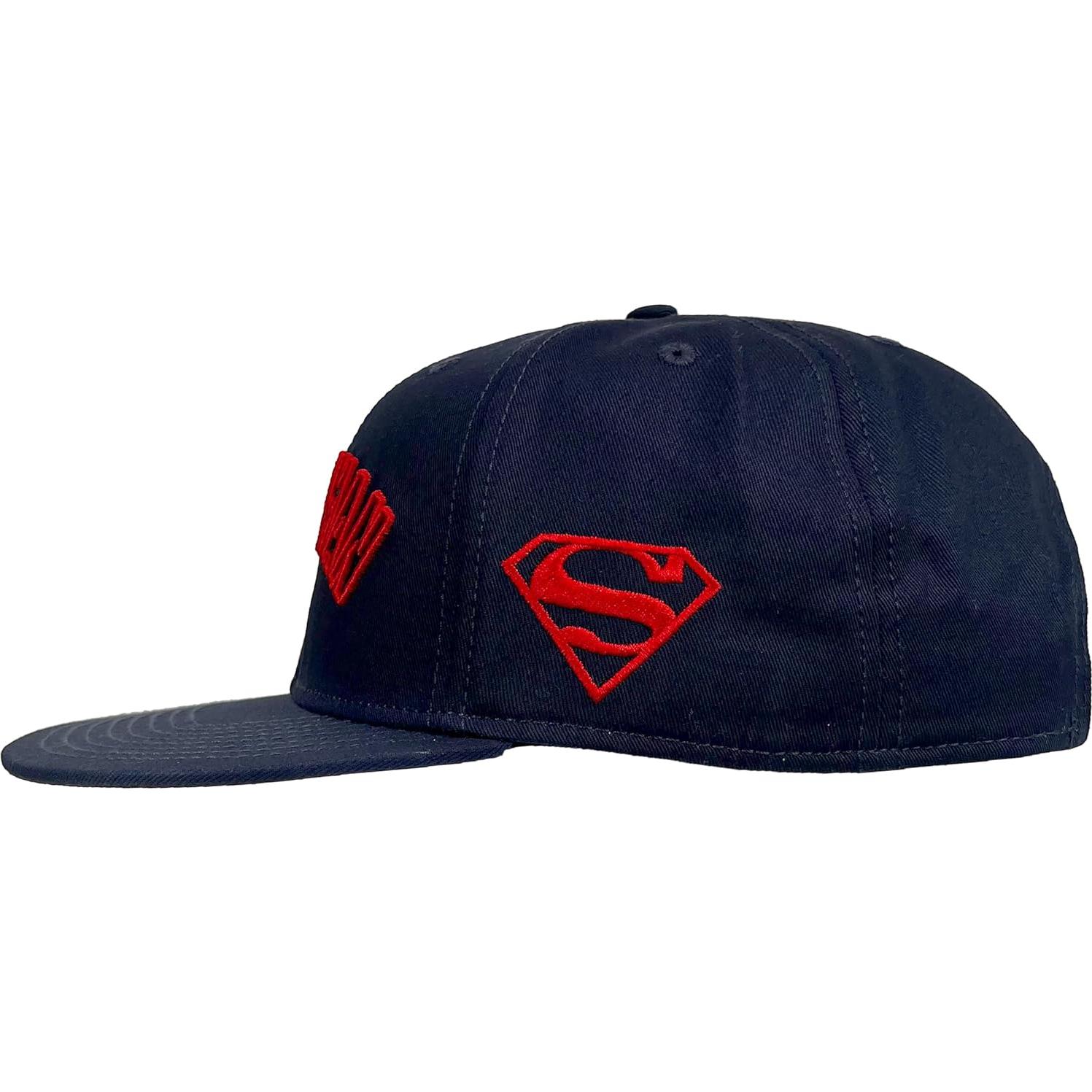 Gorra Estructurada Superman 6 Paneles Visera Plana Unisex