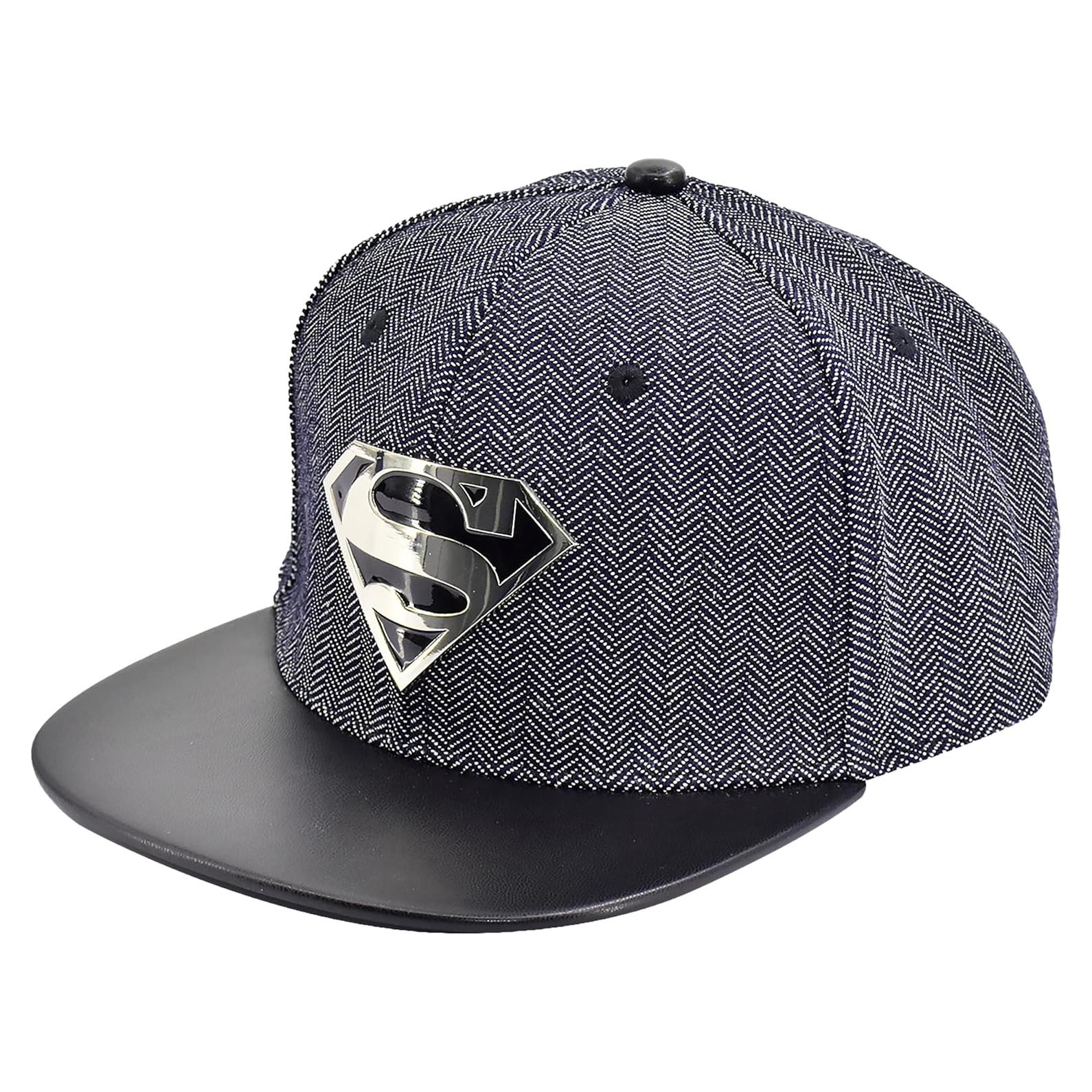 Gorra de Béisbol Superman DC Comics Unisex Ajustable Gris