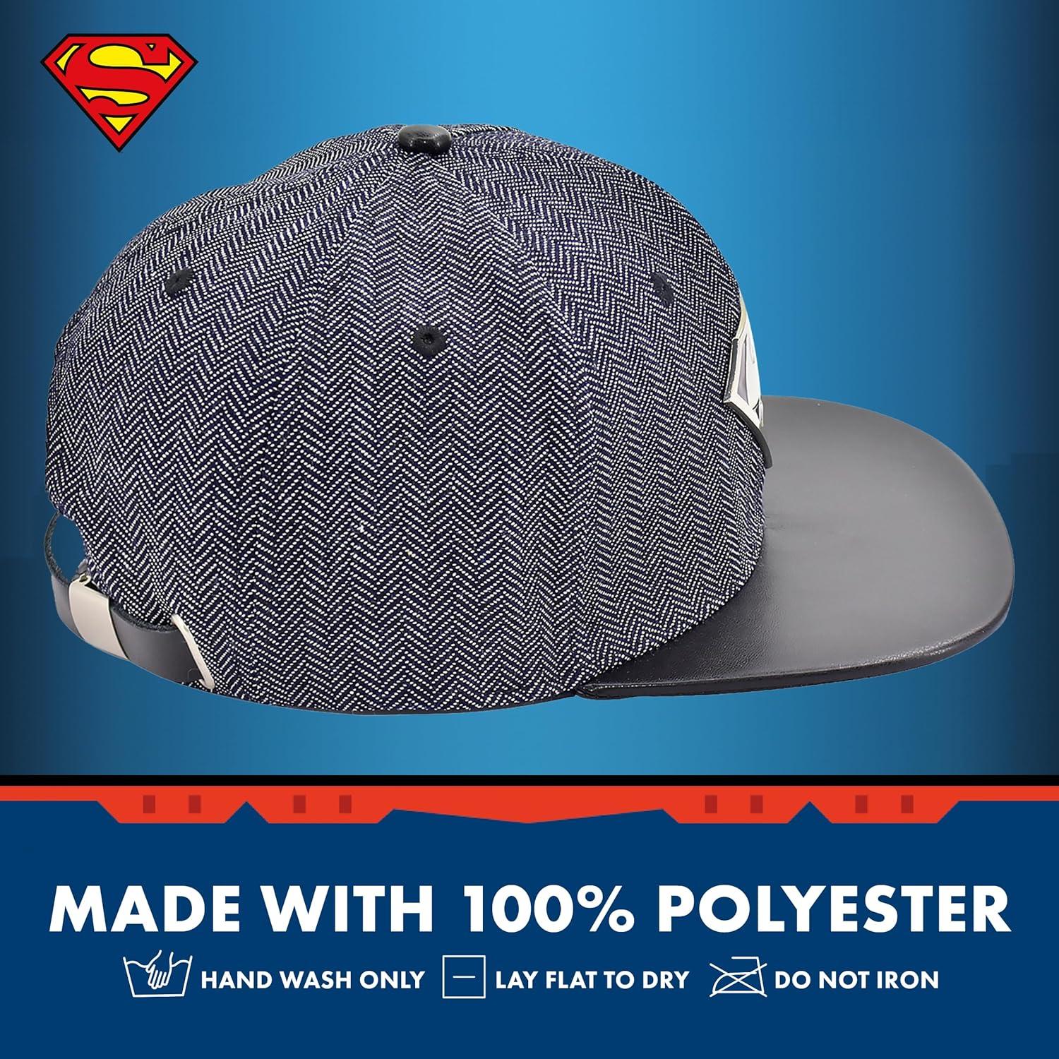 Gorra de Béisbol Superman DC Comics Unisex Ajustable Gris