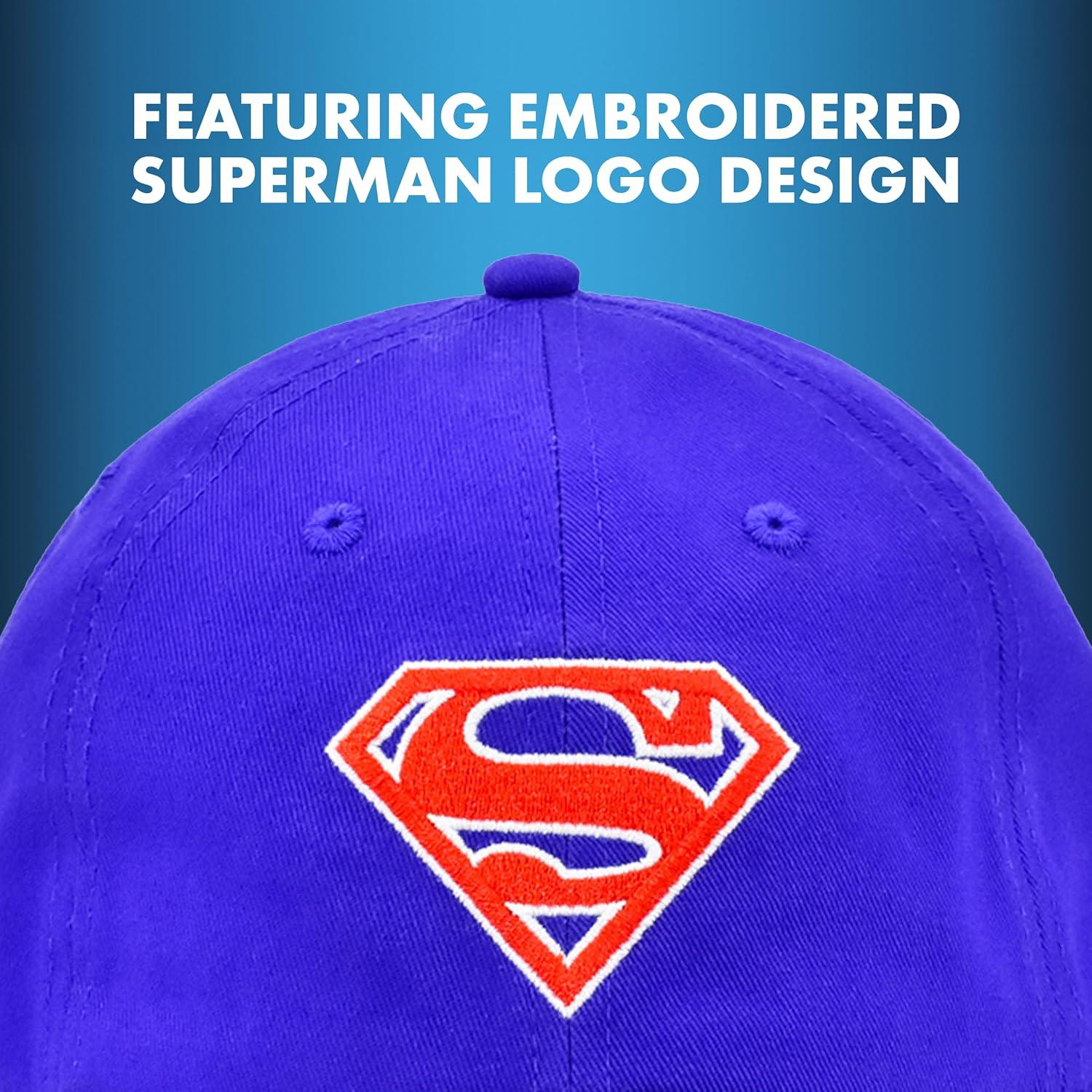 Gorra de Béisbol Superman DC Comics Algodón Azul Marino Talla Única