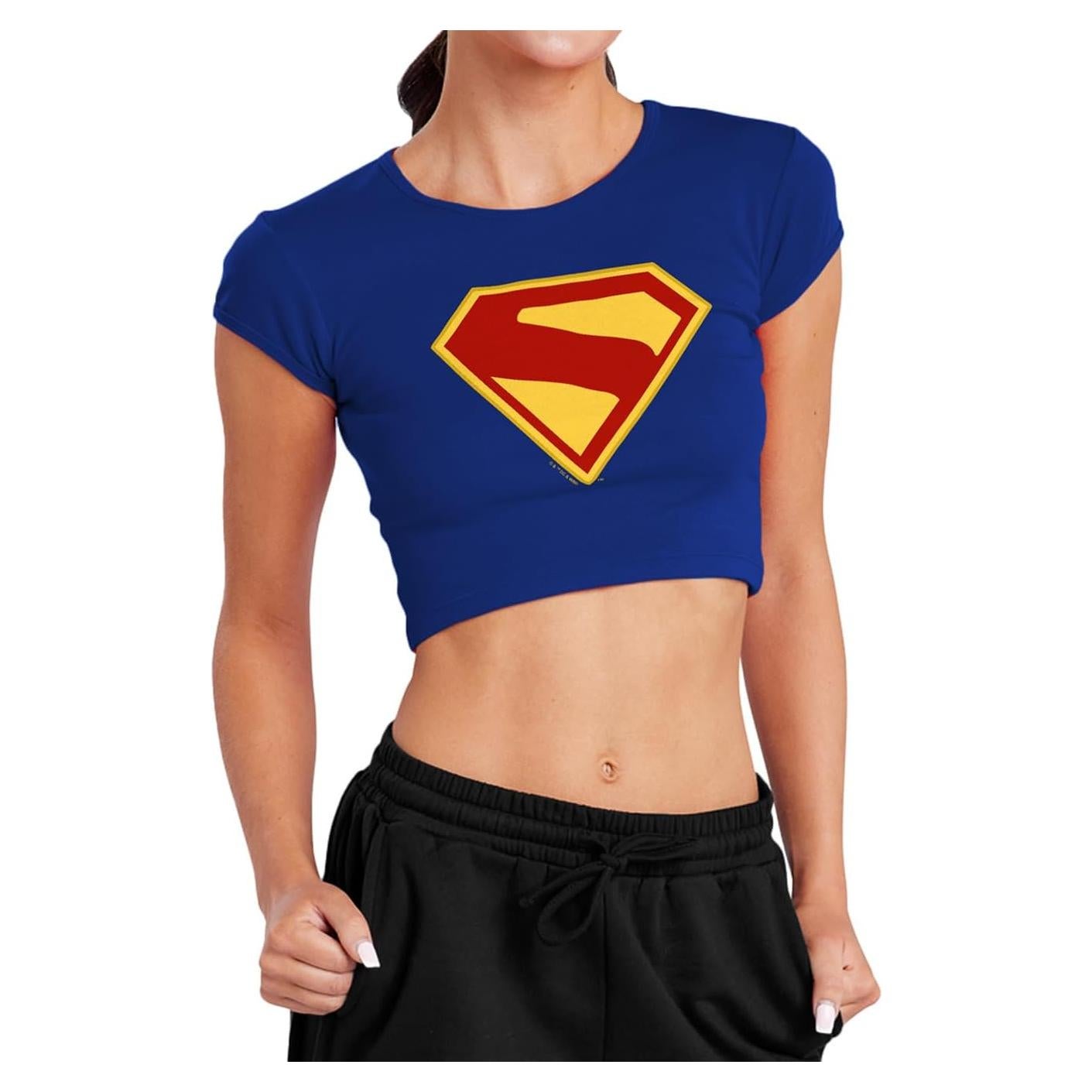 Camiseta de Manga Corta Mujer Popfunk Superman 2025 - Pequeña