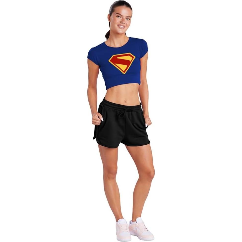Camiseta de Manga Corta Mujer Popfunk Superman 2025 - Pequeña