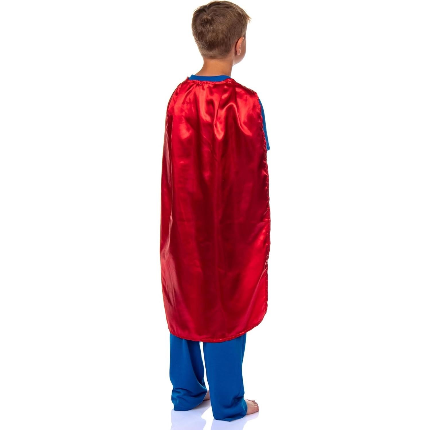 Pijamas Superman Intimo para Niños con Capa Desmontable