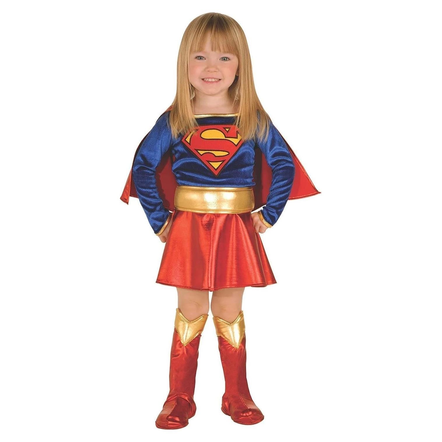 Disfraz de Supergirl Rubies para Niñas 1-2 Años - Oficial DC