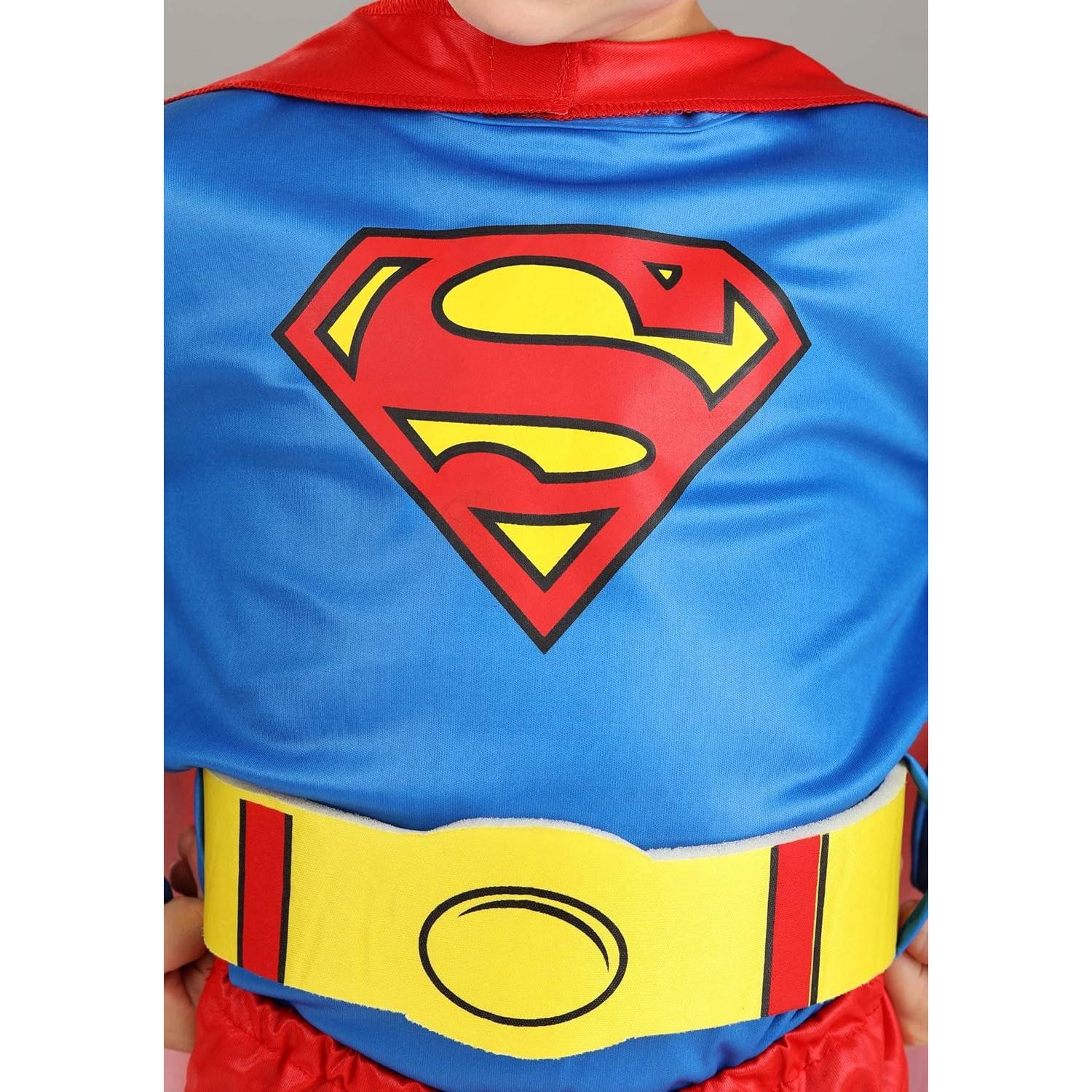 Disfraz Clásico de Superman para Niños 2T - Licencia Oficial DC Comics