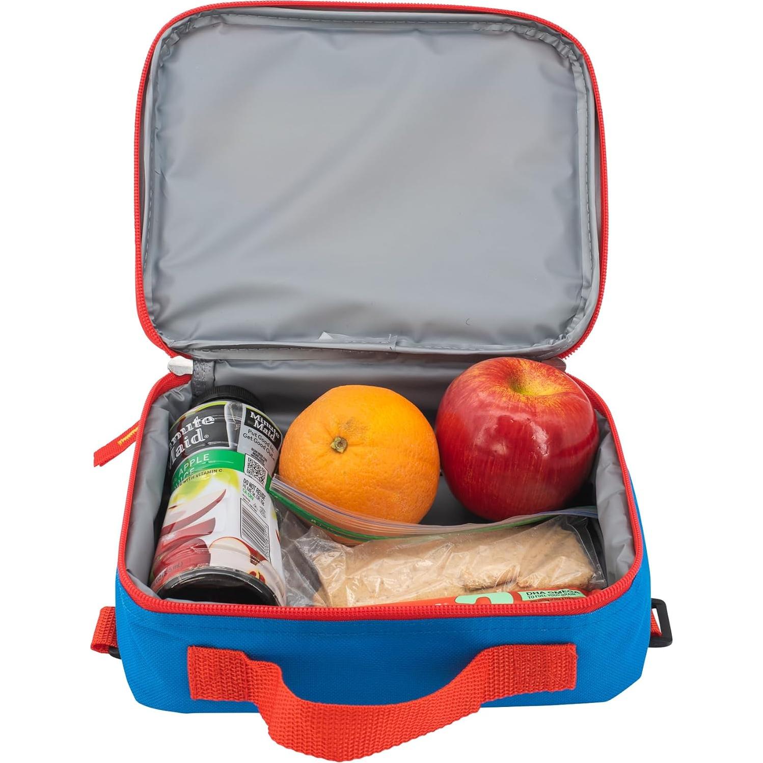 Set de Mochila Escolar Superman 2 Piezas 40.64 cm con Capa