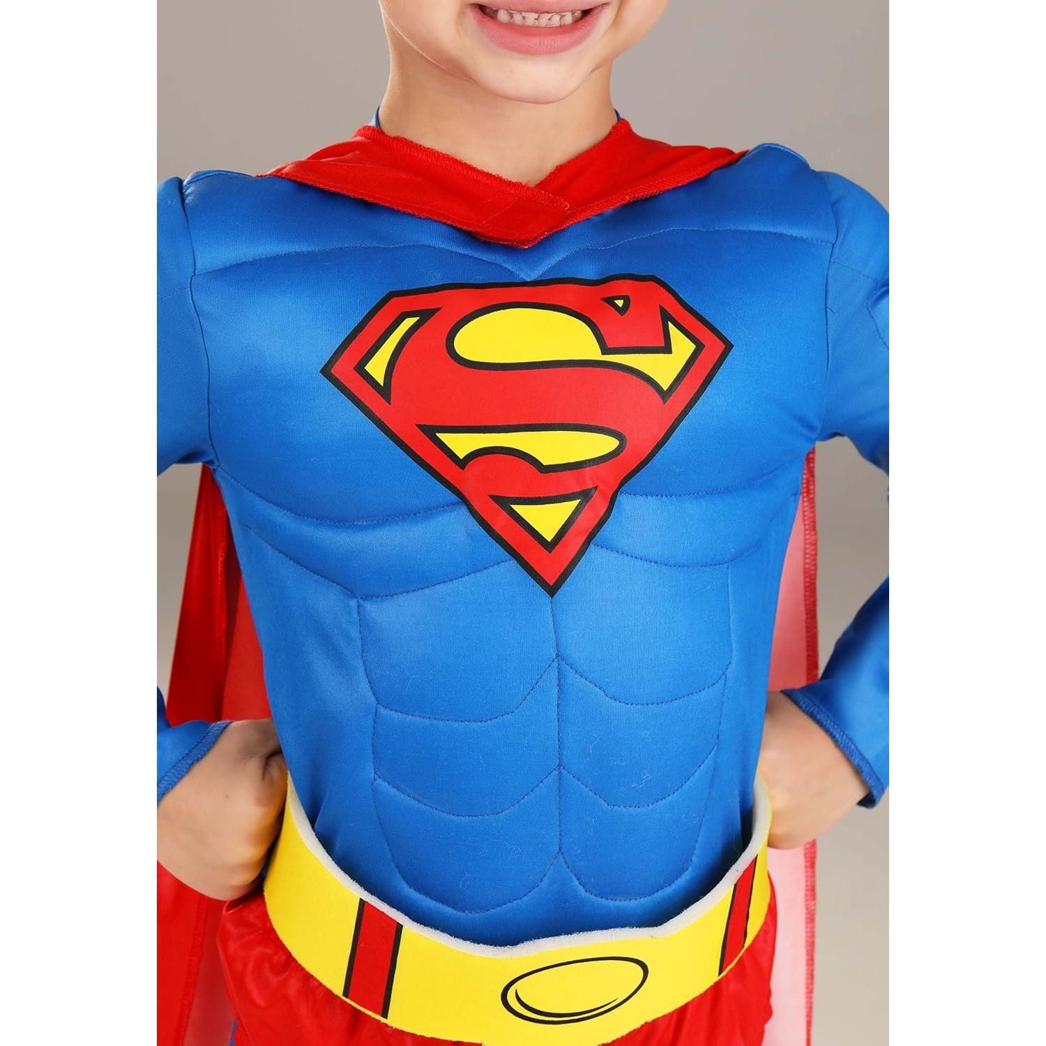 Disfraz Clásico de Superman para Niños 2T - Traje Rojo y Azul