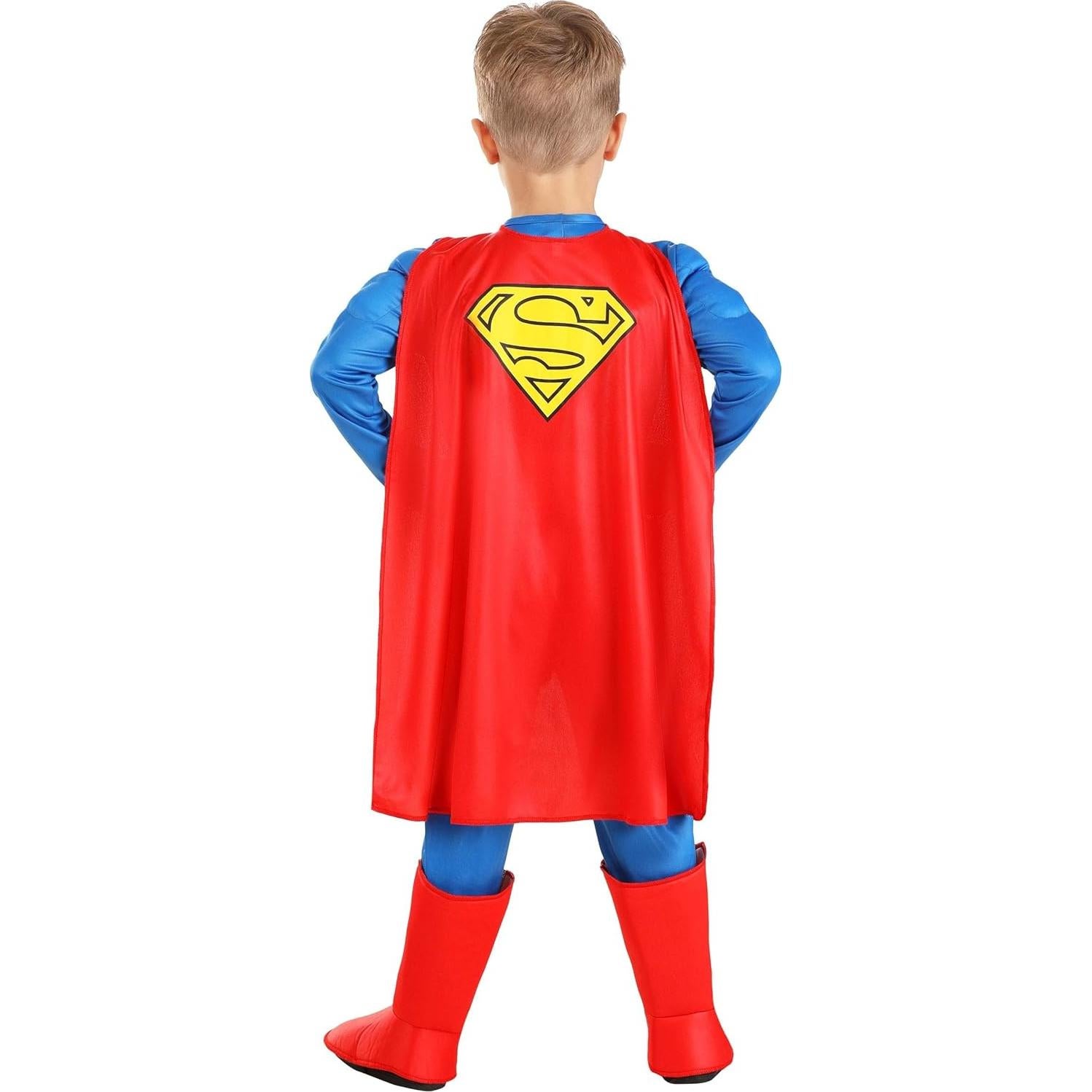 Disfraz Clásico de Superman para Niños 2T - Traje Rojo y Azul