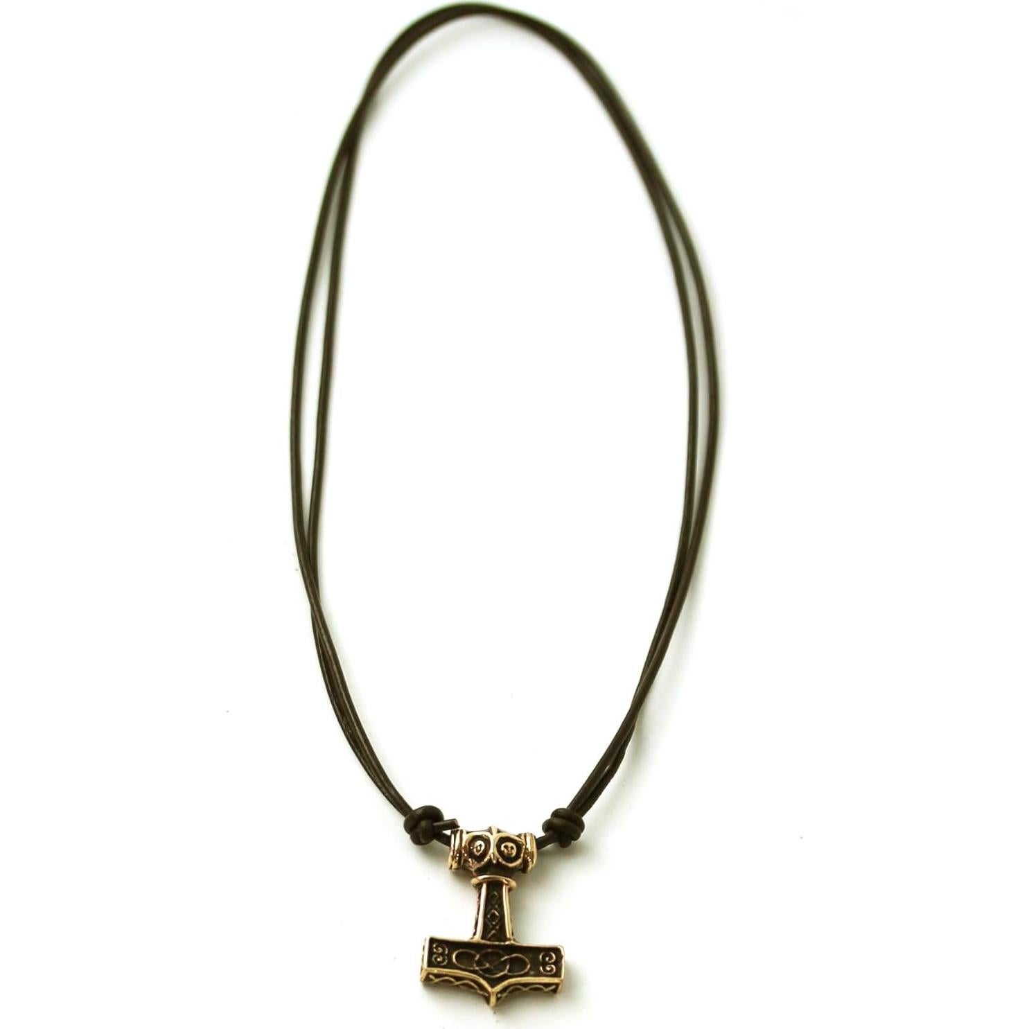 Colgante Martillo de Thor Mjolnir Bronce LynnAround 3.6cm