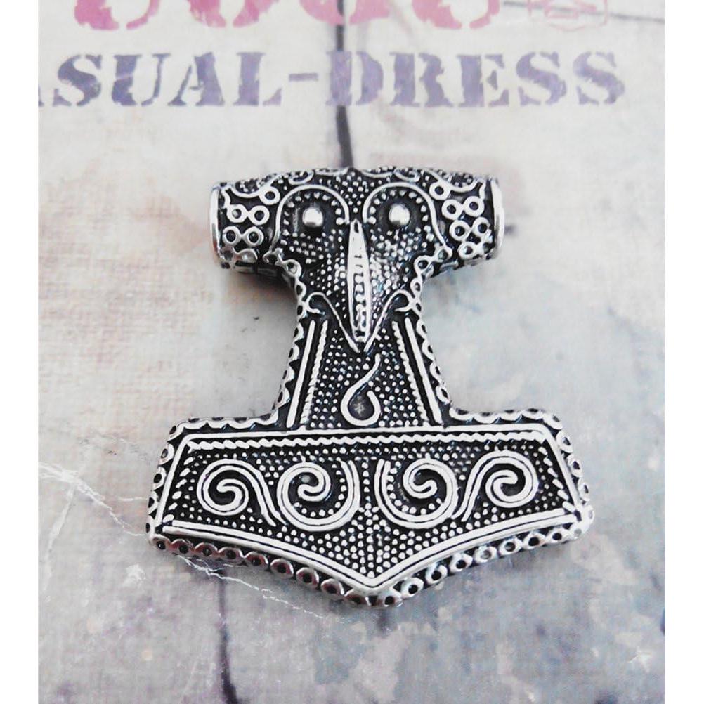 Collar de Péndulo Pesado PAURO Acero Inoxidable Gótico 3.5x3cm