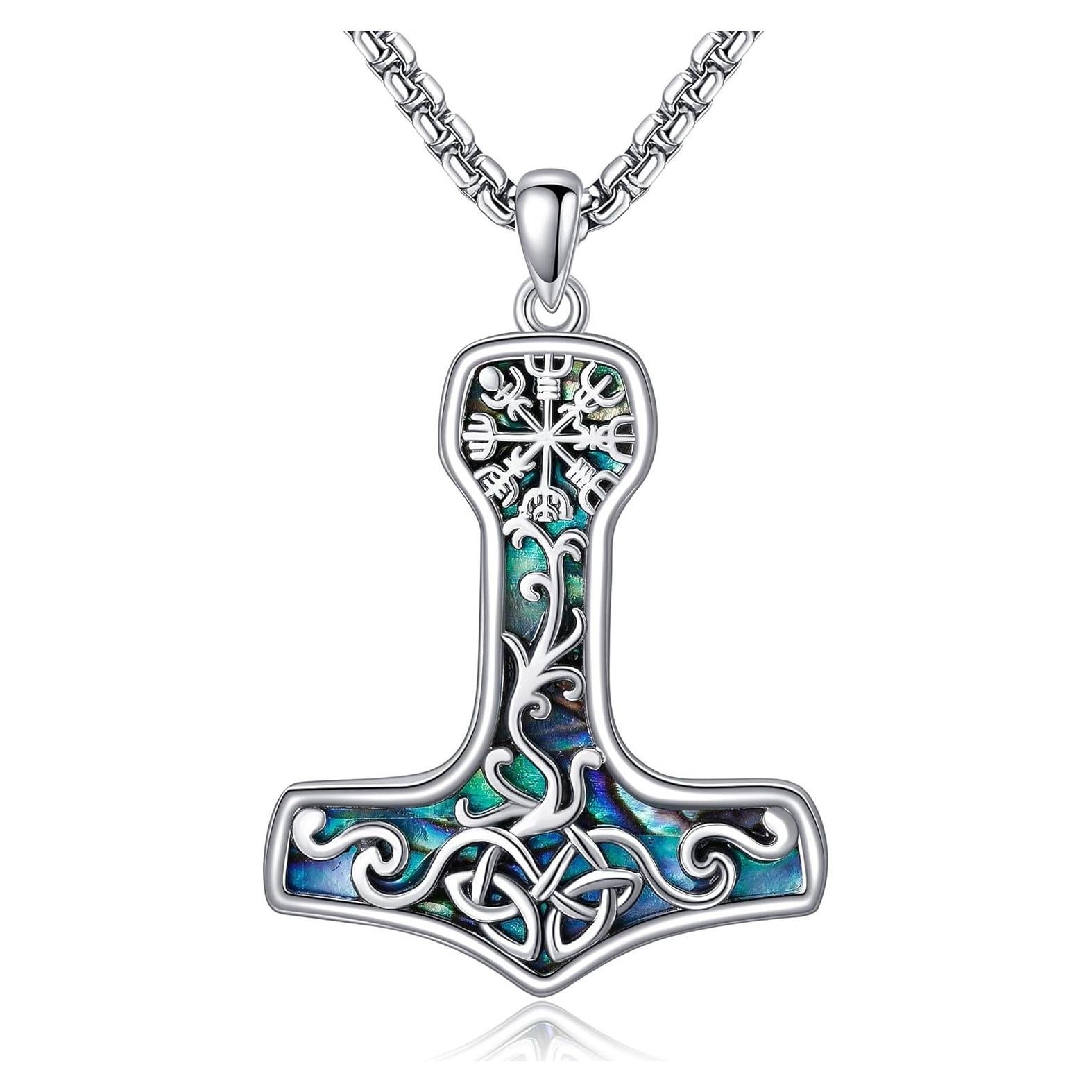 Collar Martillo de Thor Plata de Ley Mjolnir Joyería Nórdica