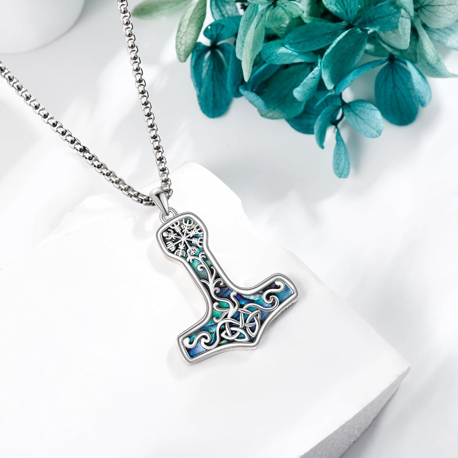 Collar Martillo de Thor Plata de Ley Mjolnir Joyería Nórdica