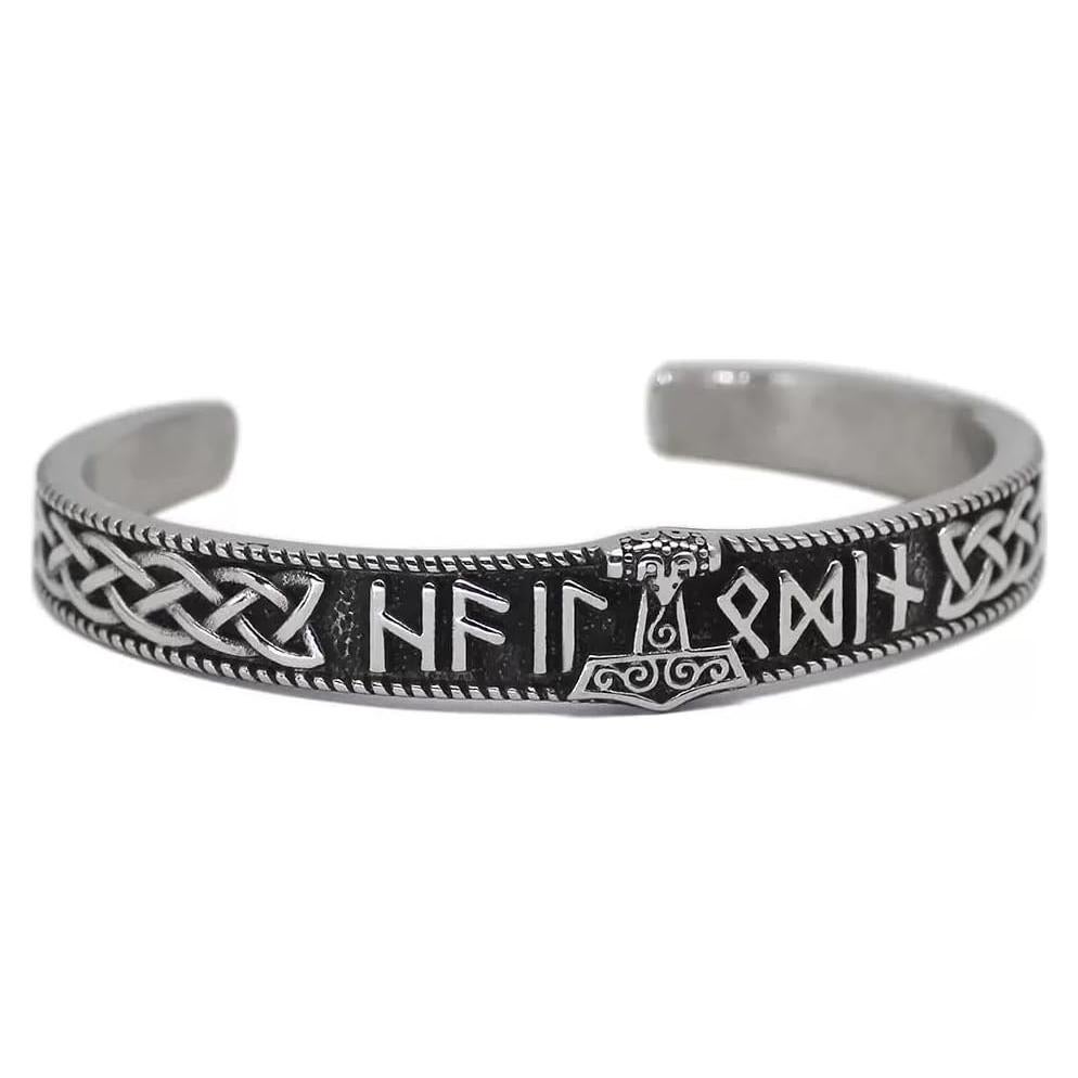 Brazalete Martillo de Thor Viking TURTLEDOVE Acero Inoxidable