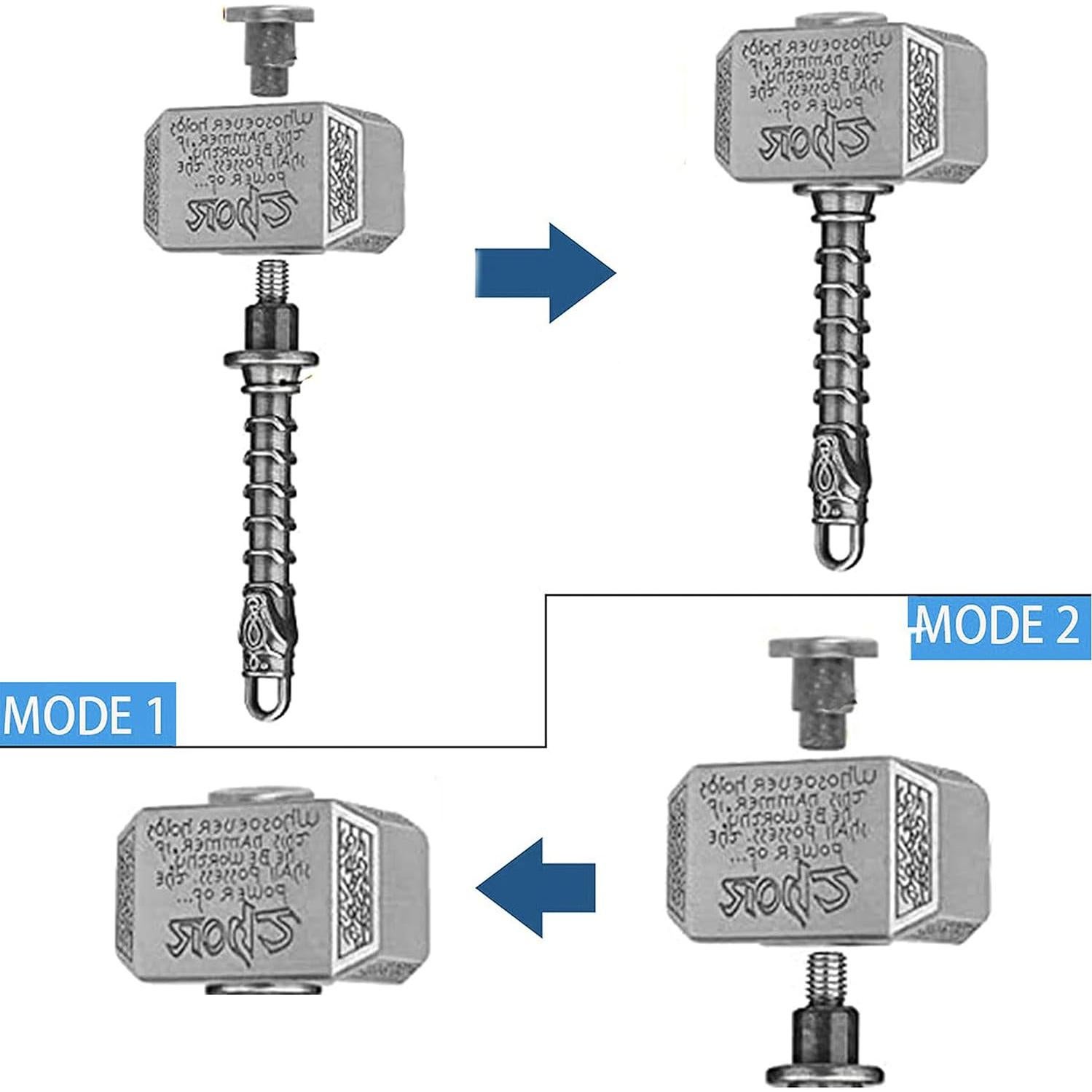 Llave Giratoria Martillo Escudo Unisex 166g Regalo Original