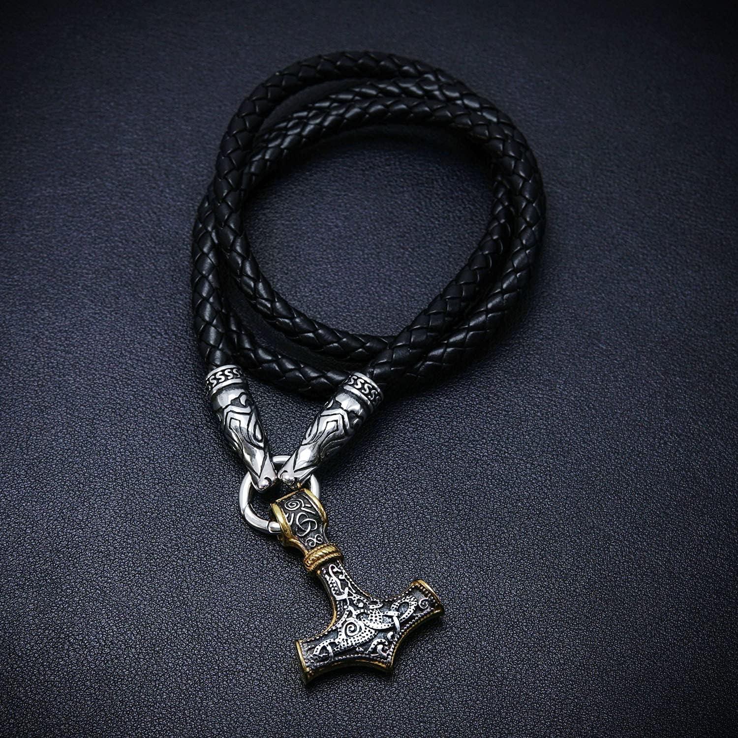 Collar Vikingos BAVIPOWER Mjolnir Acero Inoxidable 50.8cm