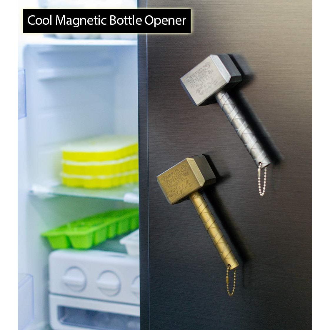 Abridor de Botellas Magnético Nidavellir - 2 Paquetes, Plateado