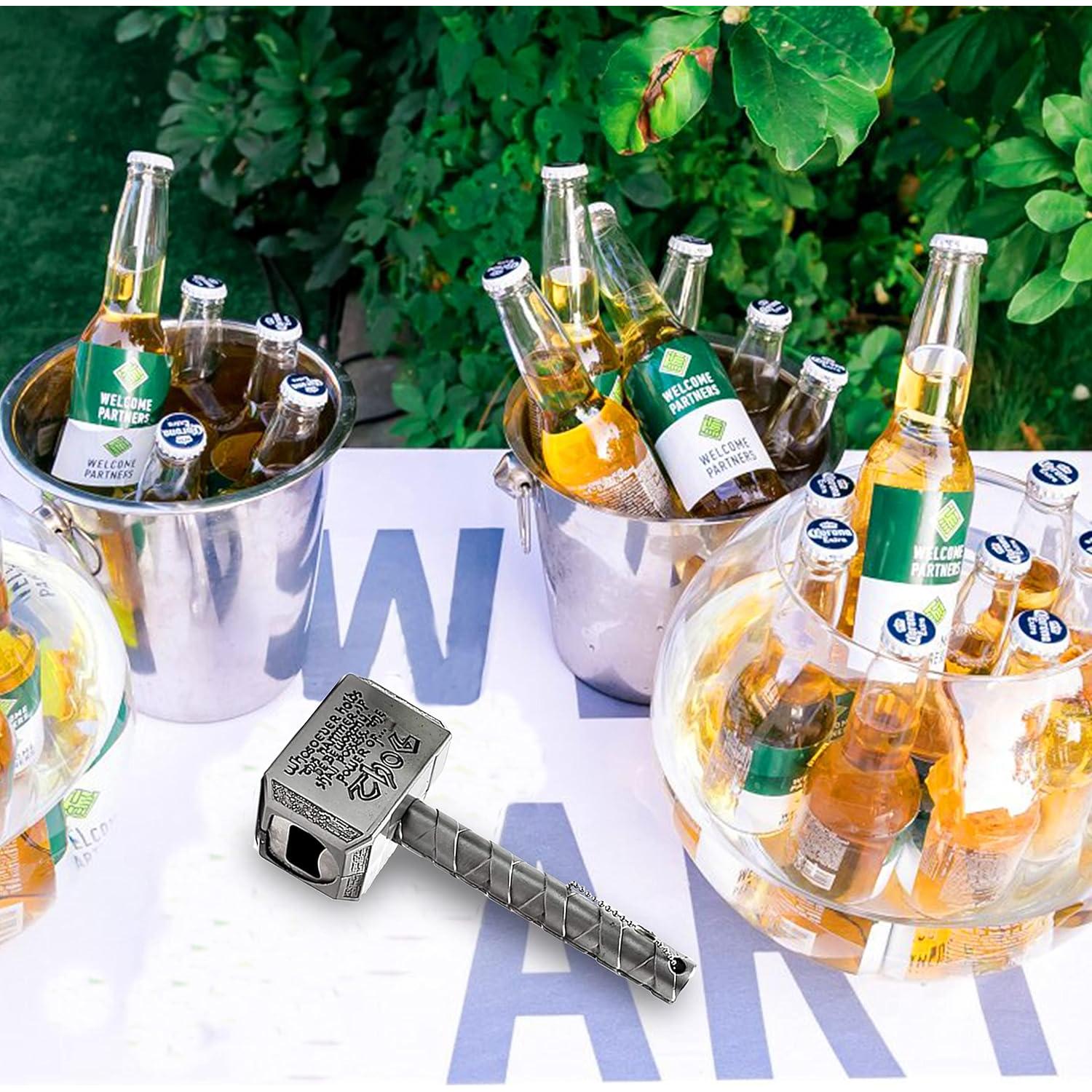 Abridor de Botellas Magnético Nidavellir - 2 Paquetes, Plateado