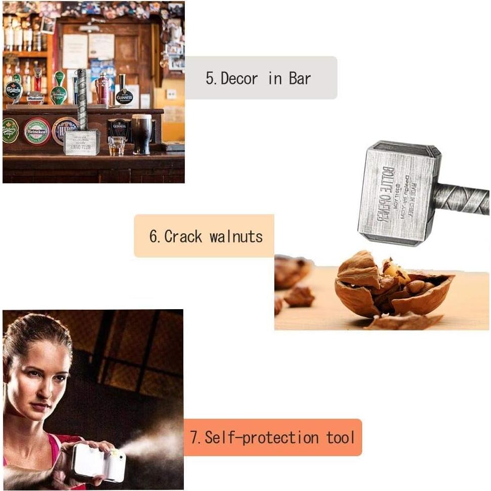 Abridor de Botellas Magnético Nidavellir - 2 Paquetes, Plateado