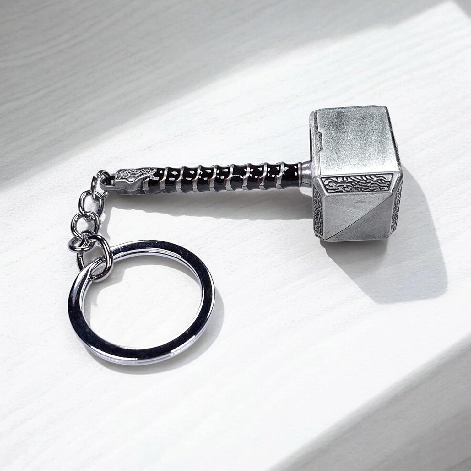 Llavero de Martillo Thor Marvel USChoice - Metal Duradero