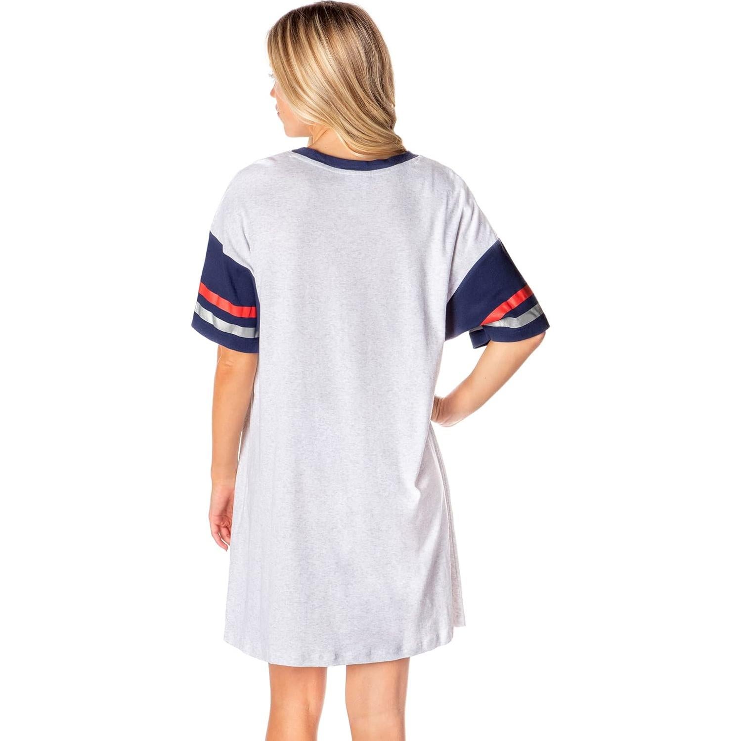 Camisón de Pijama para Mujer Intimo Capitán América 100% Algodón